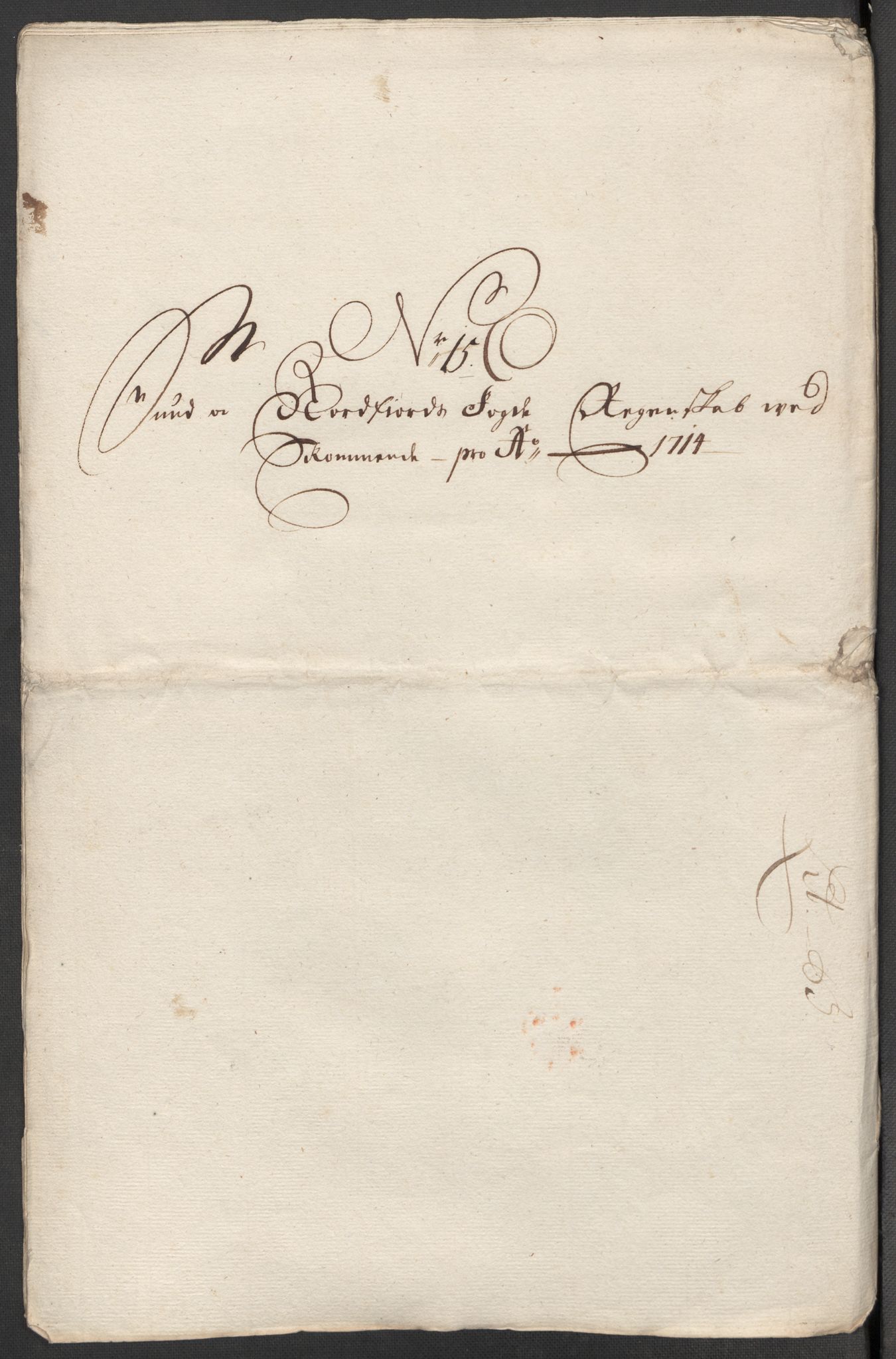 Rentekammeret inntil 1814, Reviderte regnskaper, Fogderegnskap, AV/RA-EA-4092/R53/L3438: Fogderegnskap Sunn- og Nordfjord, 1714, p. 273