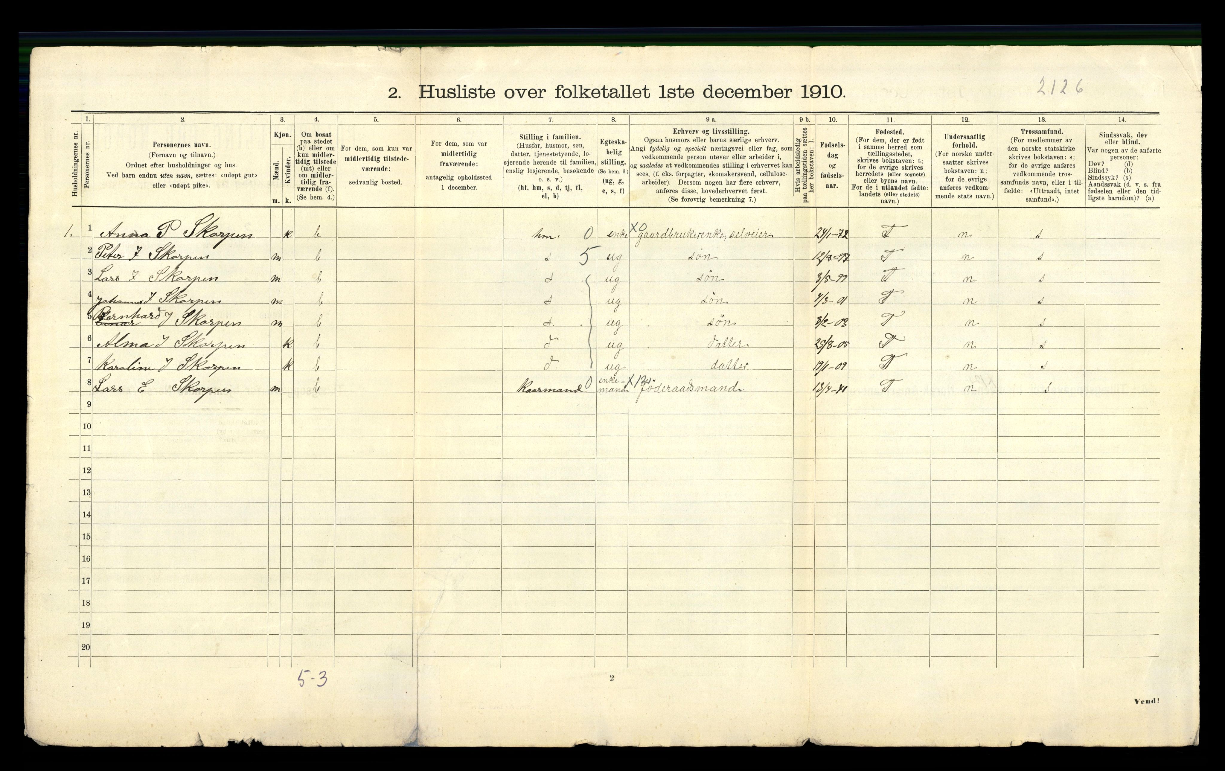 RA, 1910 census for Herøy, 1910, p. 63