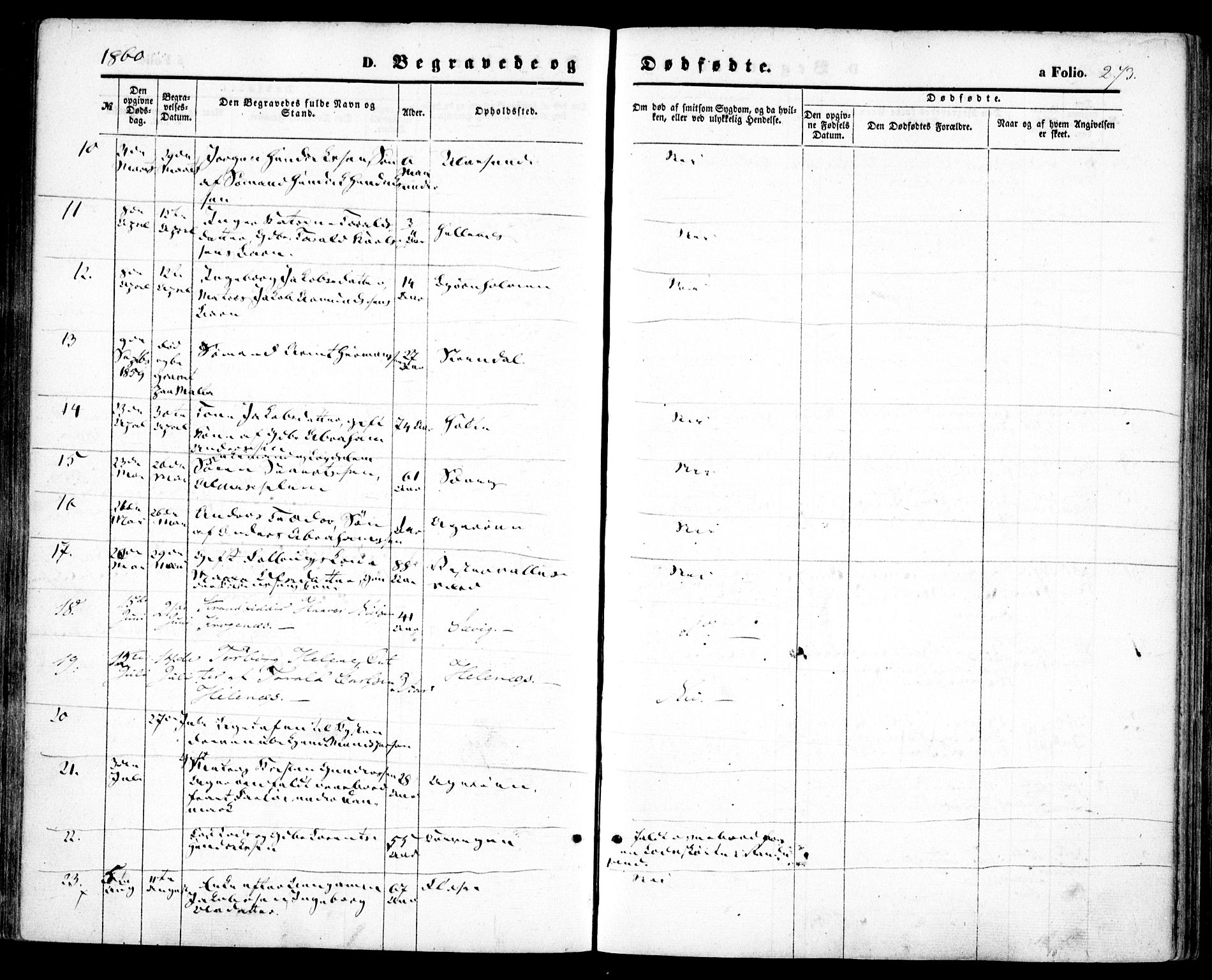 Høvåg sokneprestkontor, SAK/1111-0025/F/Fa/L0004: Parish register (official) no. A 4, 1859-1877, p. 273
