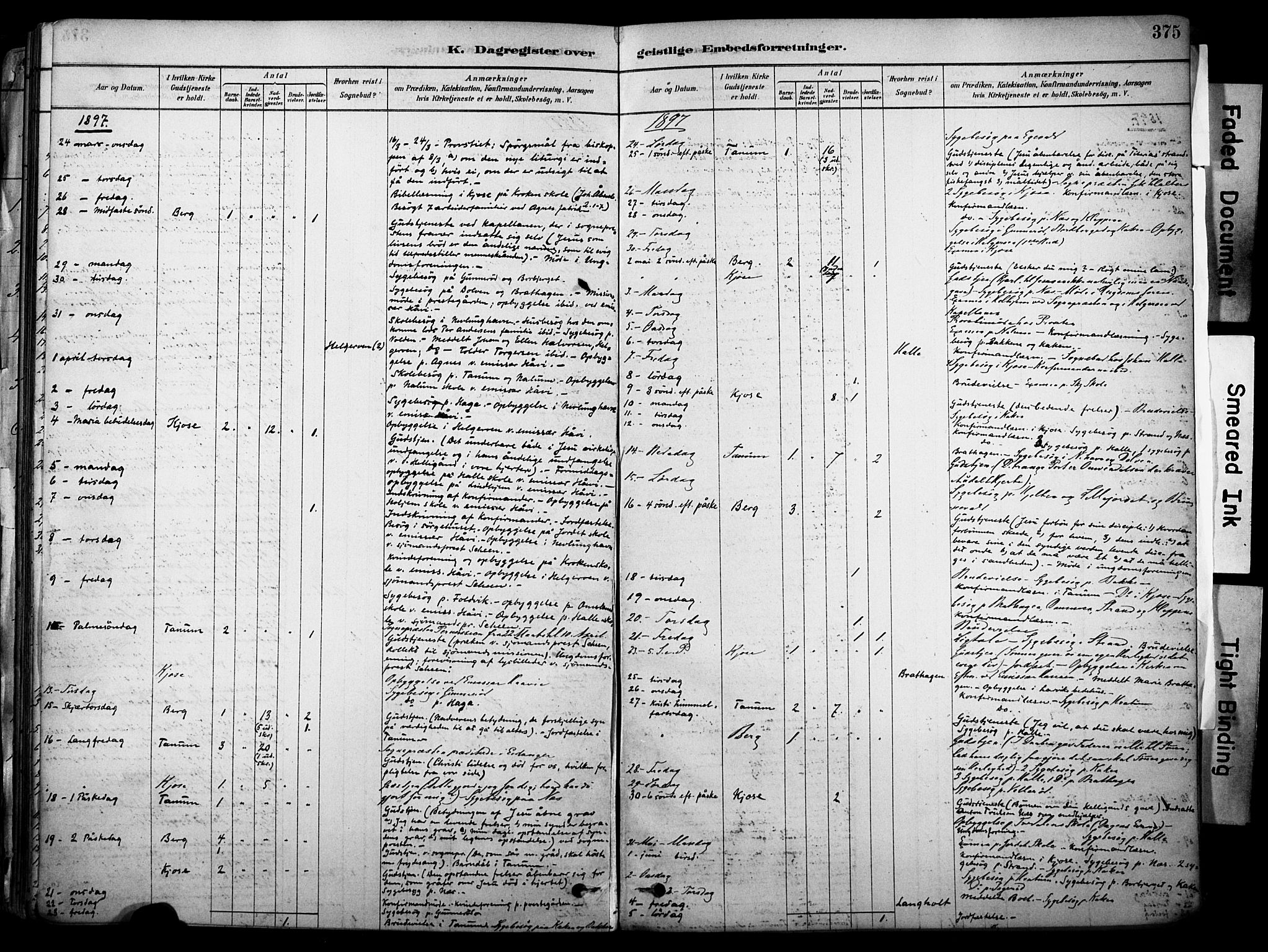 Brunlanes kirkebøker, AV/SAKO-A-342/F/Fc/L0001: Parish register (official) no. III 1, 1878-1899, p. 375