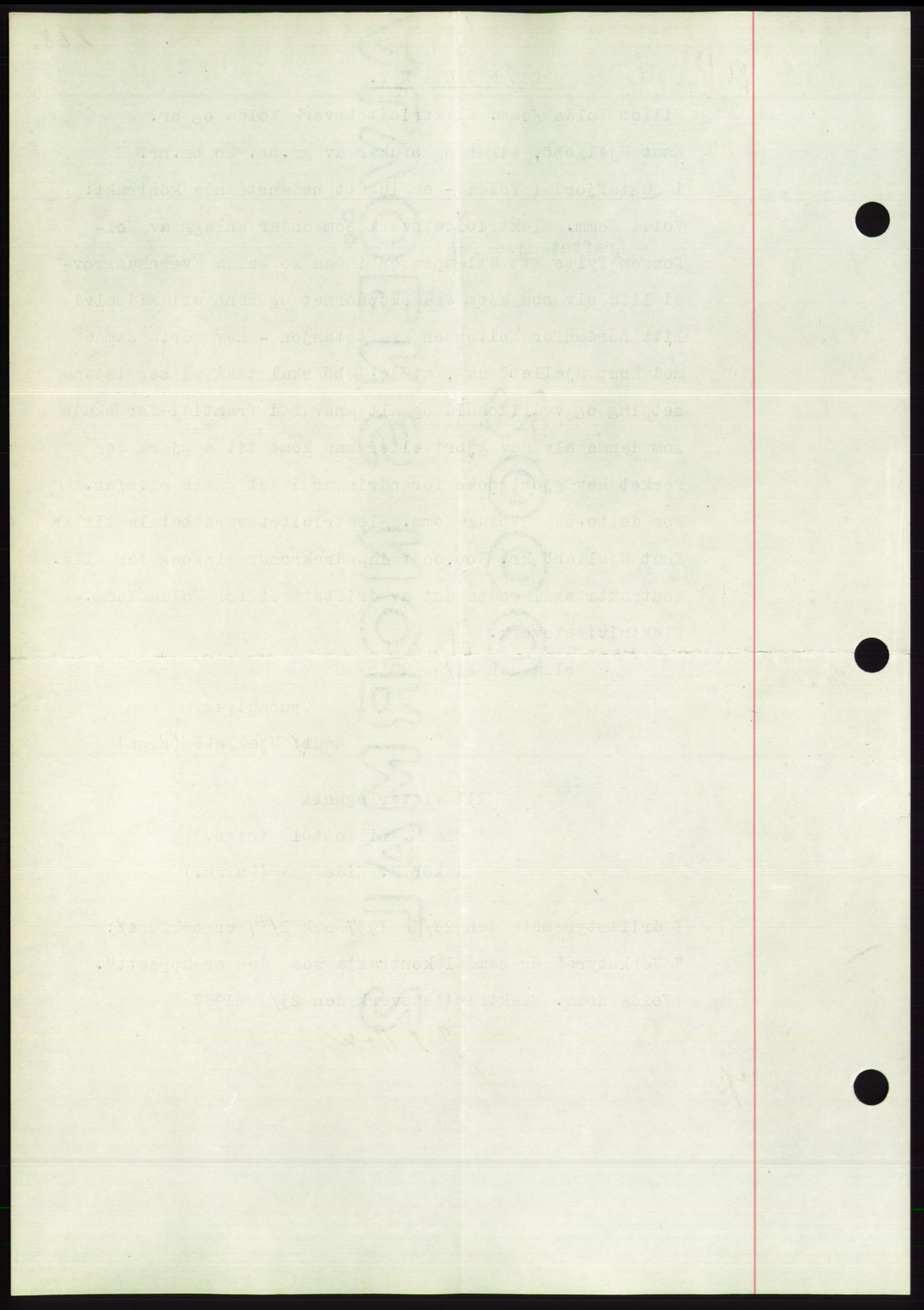 Søre Sunnmøre sorenskriveri, SAT/A-4122/1/2/2C/L0062: Mortgage book no. 56, 1936-1937, Diary no: : 133/1937
