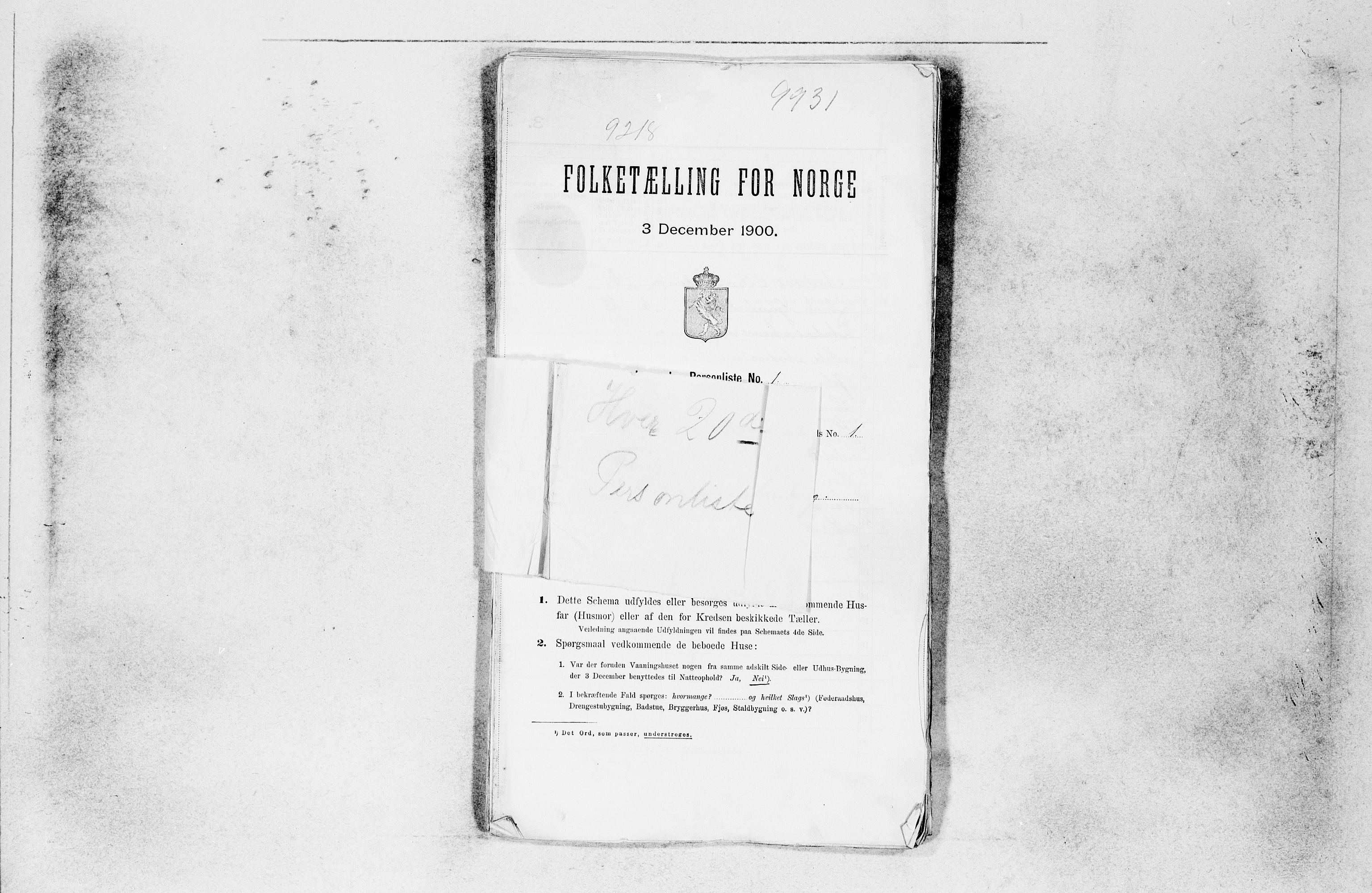 SAB, 1900 census for Førde, 1900, p. 23