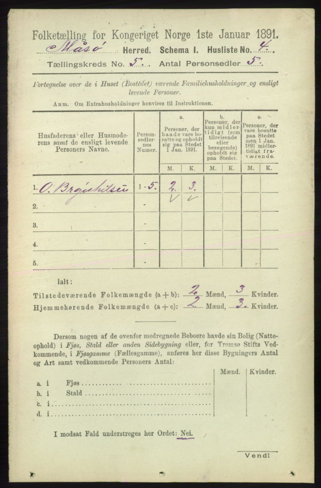 RA, 1891 census for 2018 Måsøy, 1891, p. 658