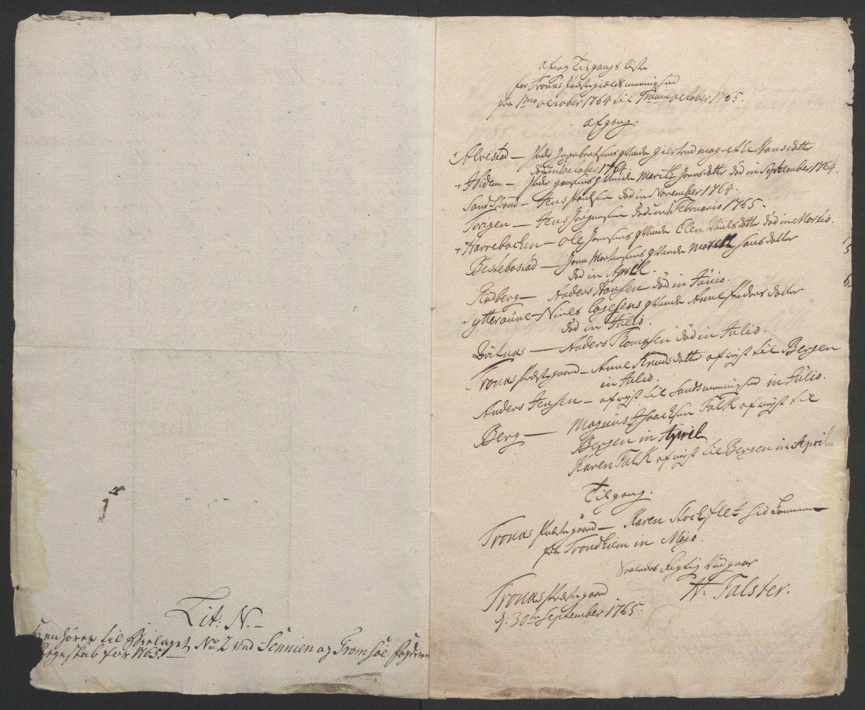 Rentekammeret inntil 1814, Realistisk ordnet avdeling, RA/EA-4070/Ol/L0022b: [Gg 10]: Ekstraskatten, 23.09.1762. Senja og Troms, 1765-1768, p. 112