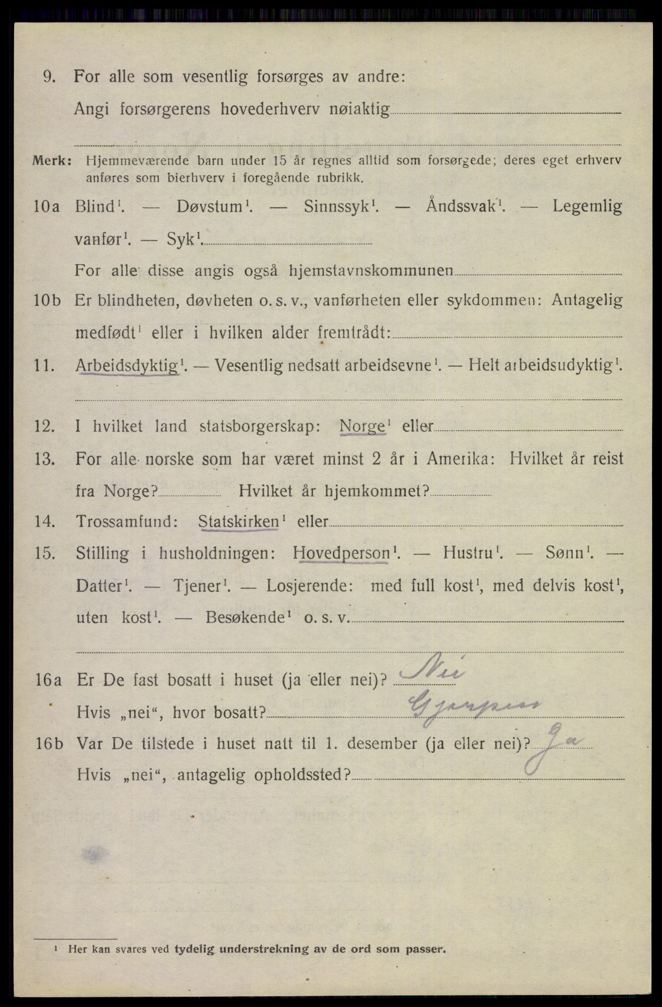SAKO, 1920 census for Siljan, 1920, p. 956