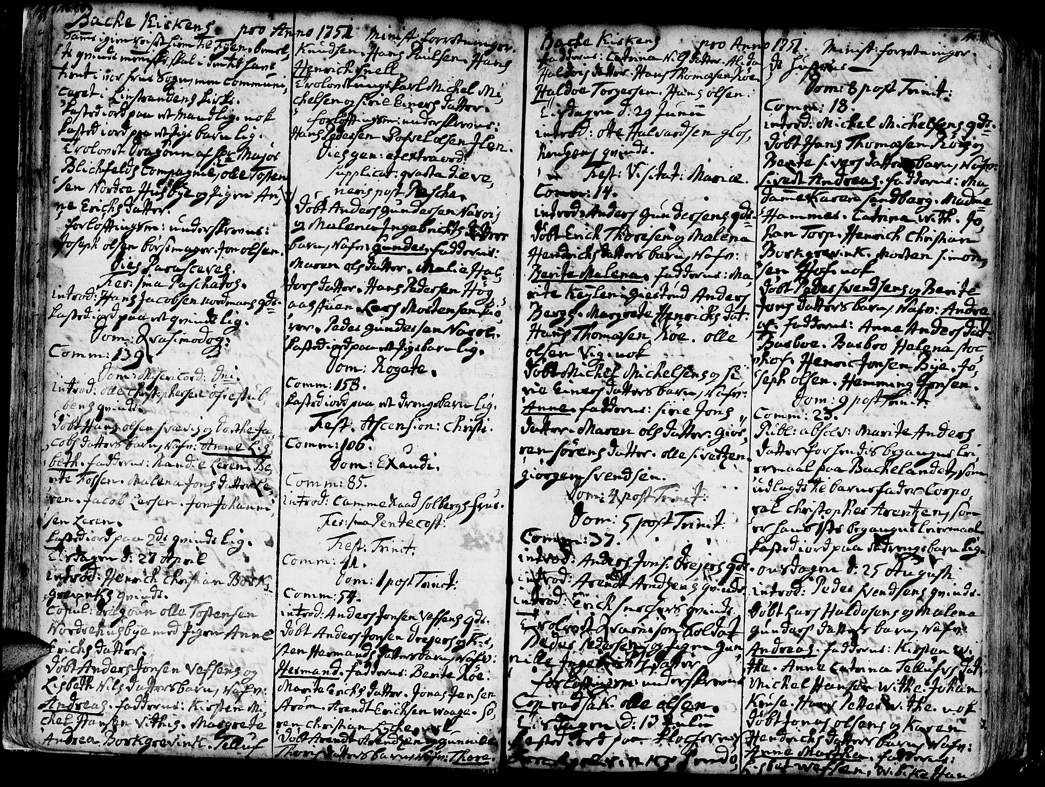 Ministerialprotokoller, klokkerbøker og fødselsregistre - Sør-Trøndelag, SAT/A-1456/606/L0276: Parish register (official) no. 606A01 /2, 1727-1779, p. 86-87