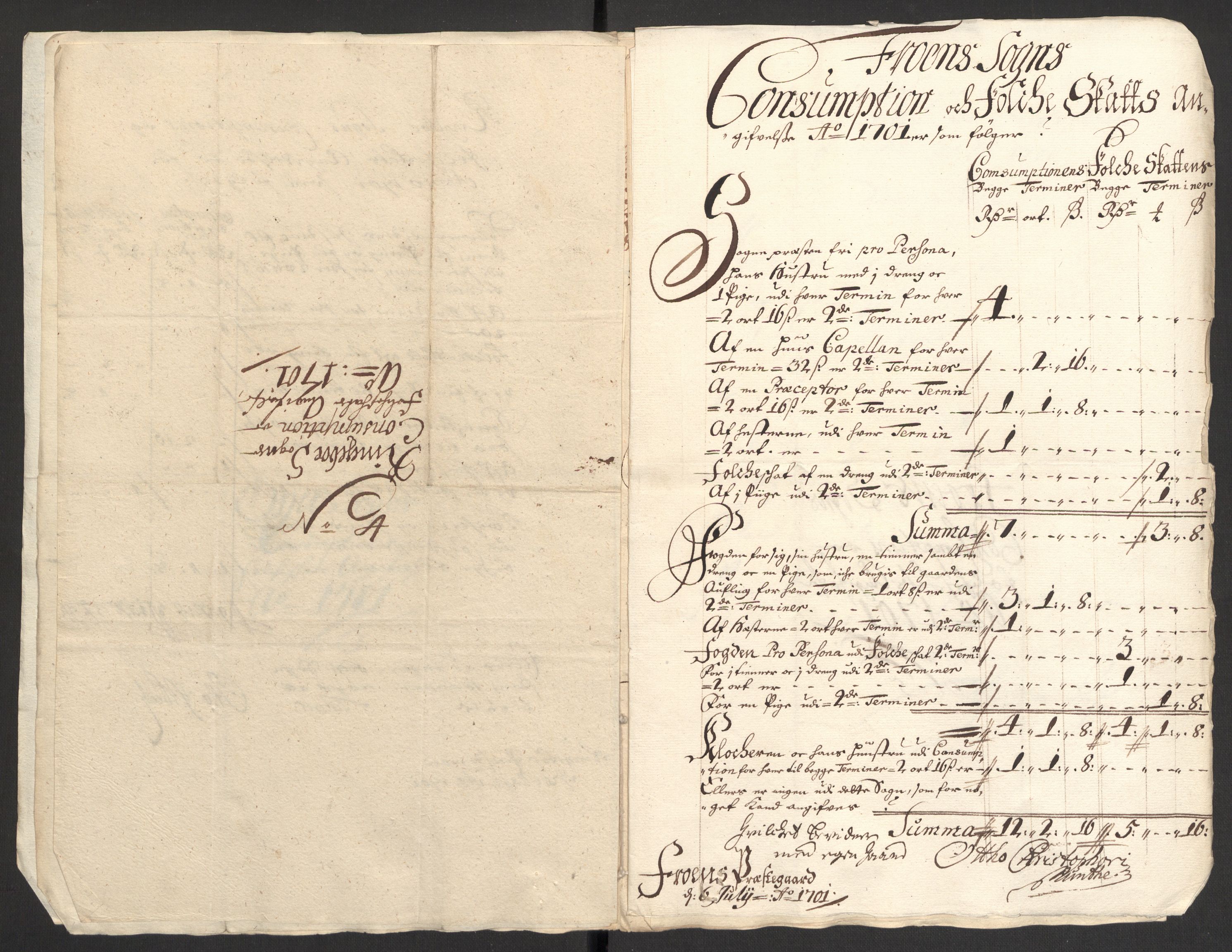 Rentekammeret inntil 1814, Reviderte regnskaper, Fogderegnskap, AV/RA-EA-4092/R17/L1174: Fogderegnskap Gudbrandsdal, 1701, p. 125