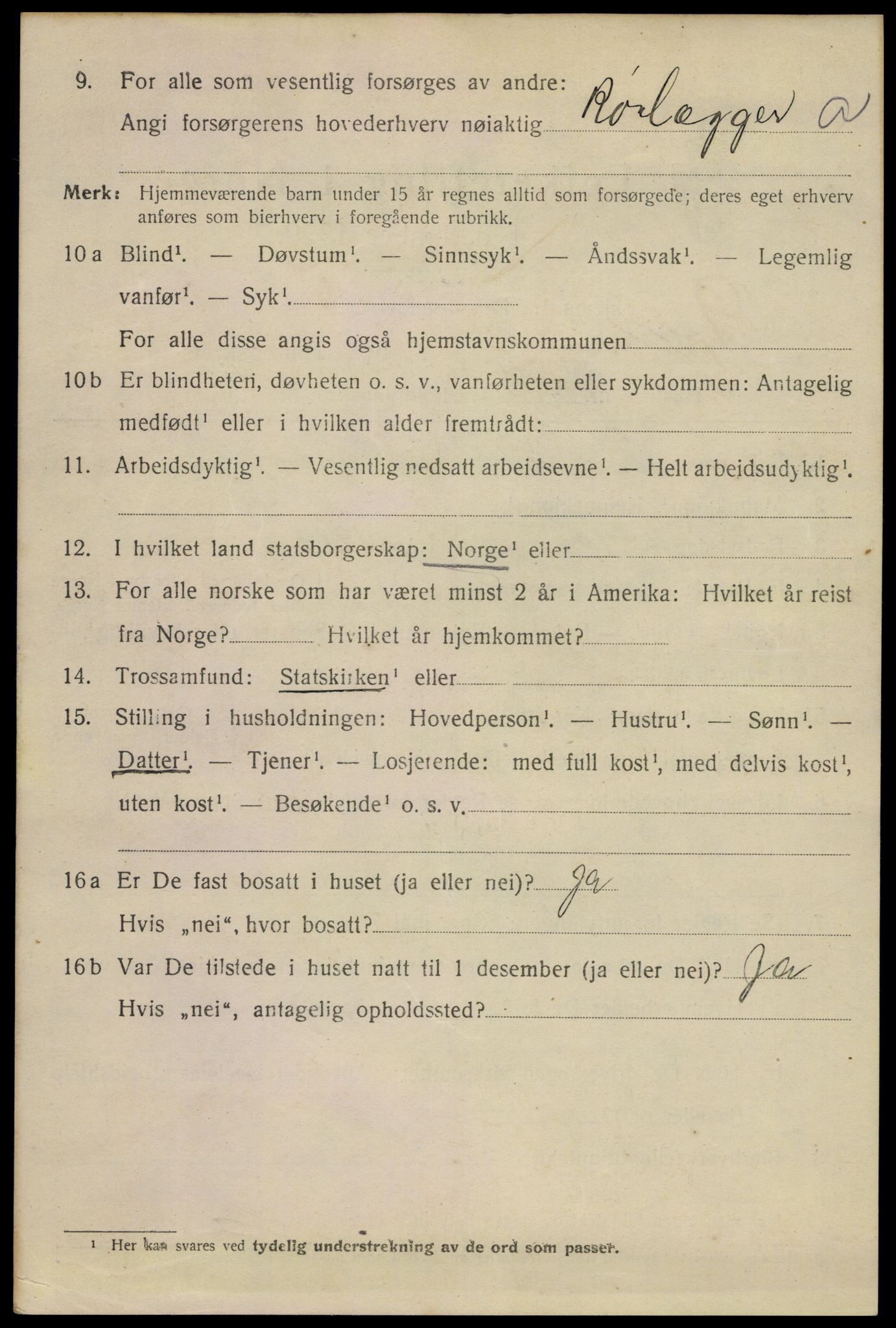 SAKO, 1920 census for Drammen, 1920, p. 40614