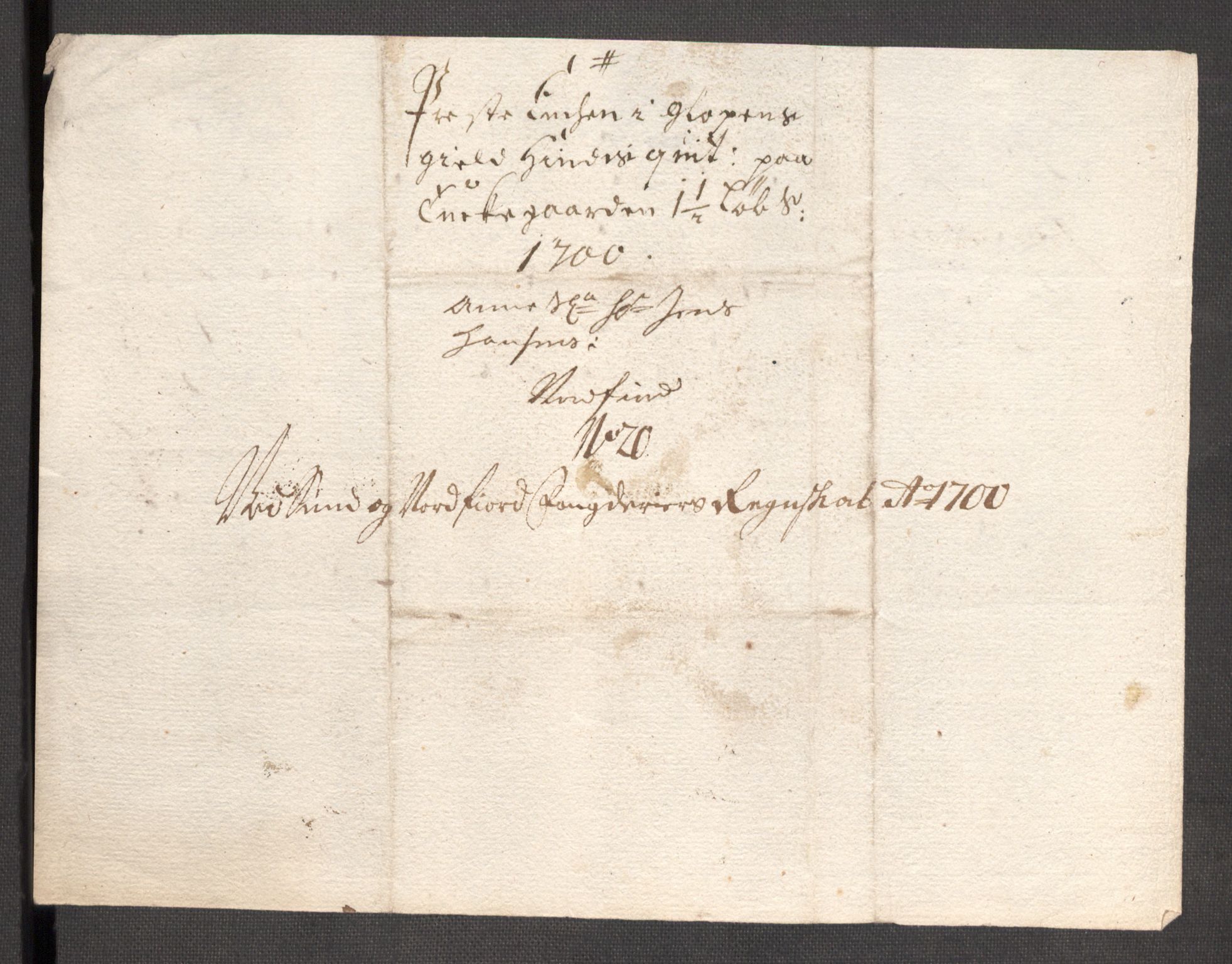 Rentekammeret inntil 1814, Reviderte regnskaper, Fogderegnskap, AV/RA-EA-4092/R53/L3425: Fogderegnskap Sunn- og Nordfjord, 1700-1701, p. 243