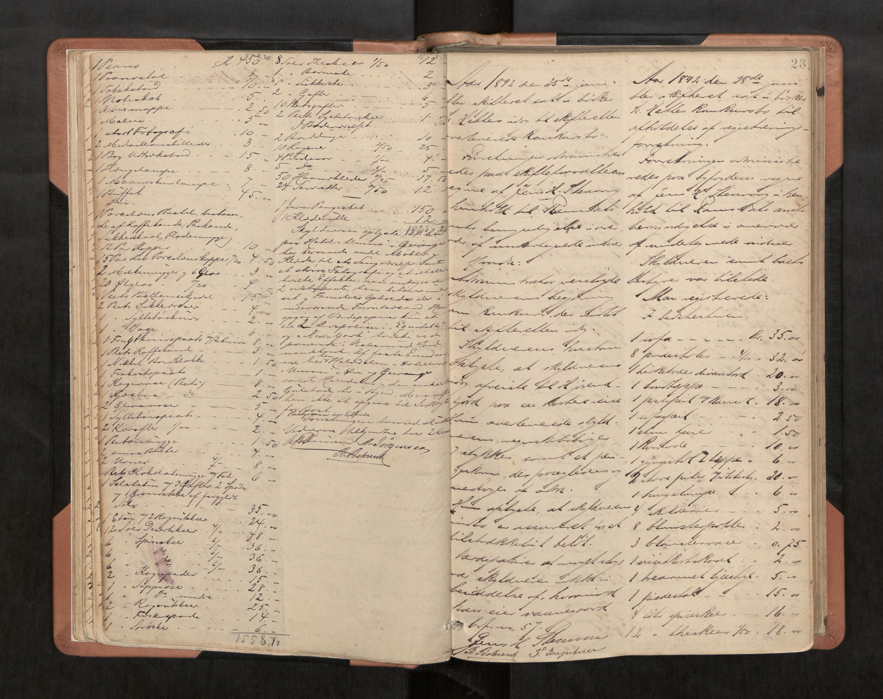 Ålesund byfogd, AV/SAT-A-4384/0001/03/03C/L0004: Registreringsprotokoll, 1891-1909, p. 23