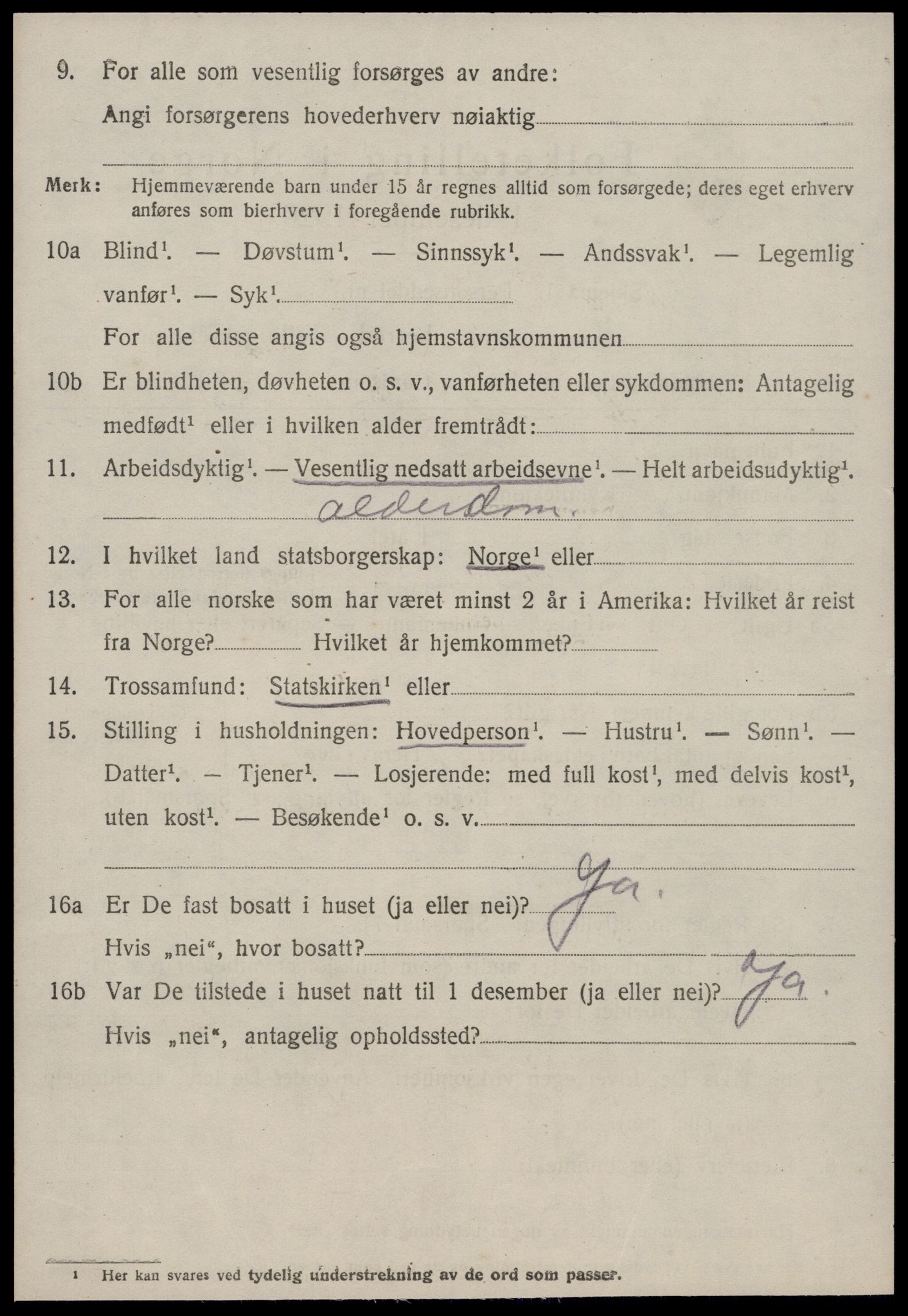 SAT, 1920 census for Aukra, 1920, p. 4838