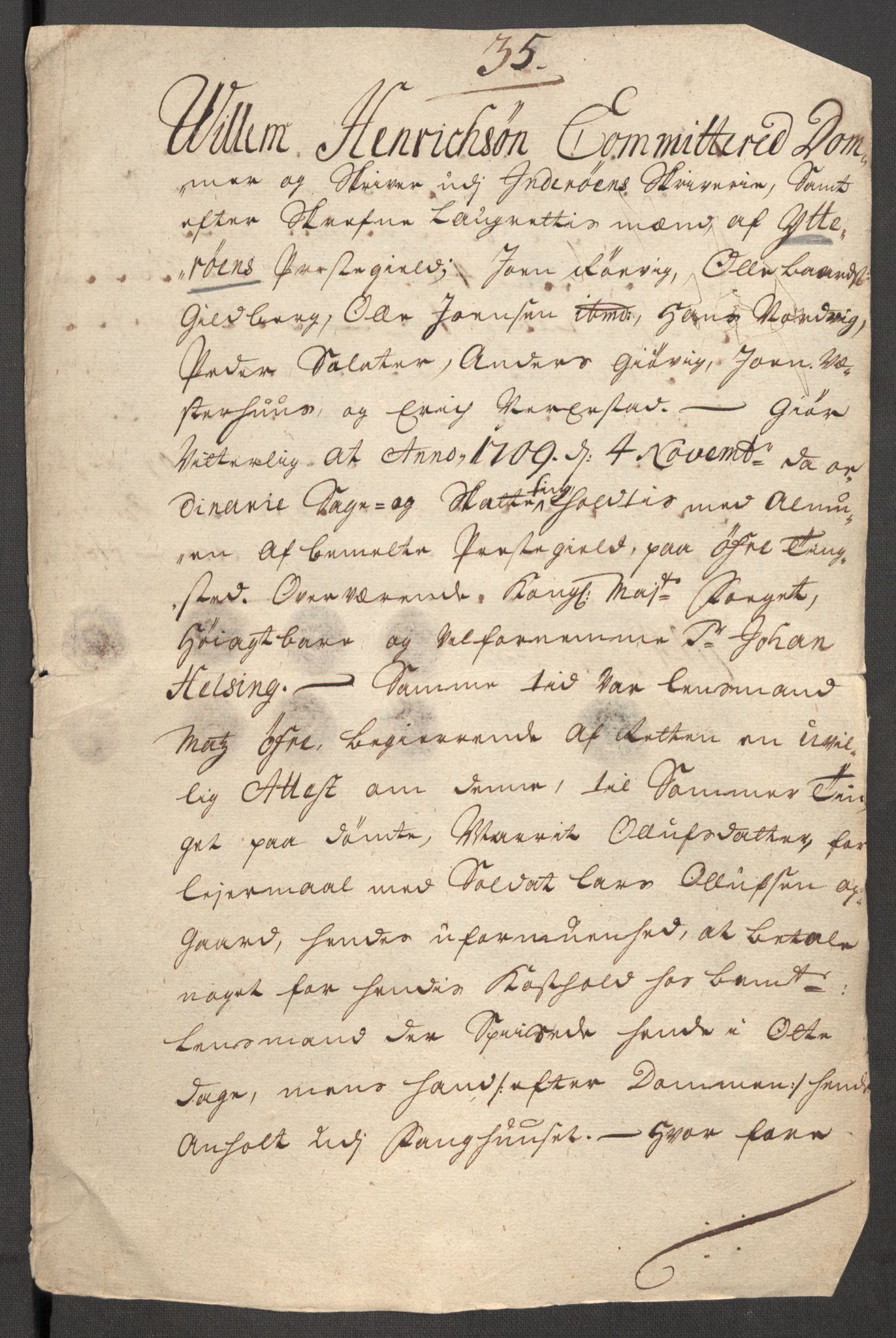 Rentekammeret inntil 1814, Reviderte regnskaper, Fogderegnskap, AV/RA-EA-4092/R63/L4319: Fogderegnskap Inderøy, 1711, p. 475