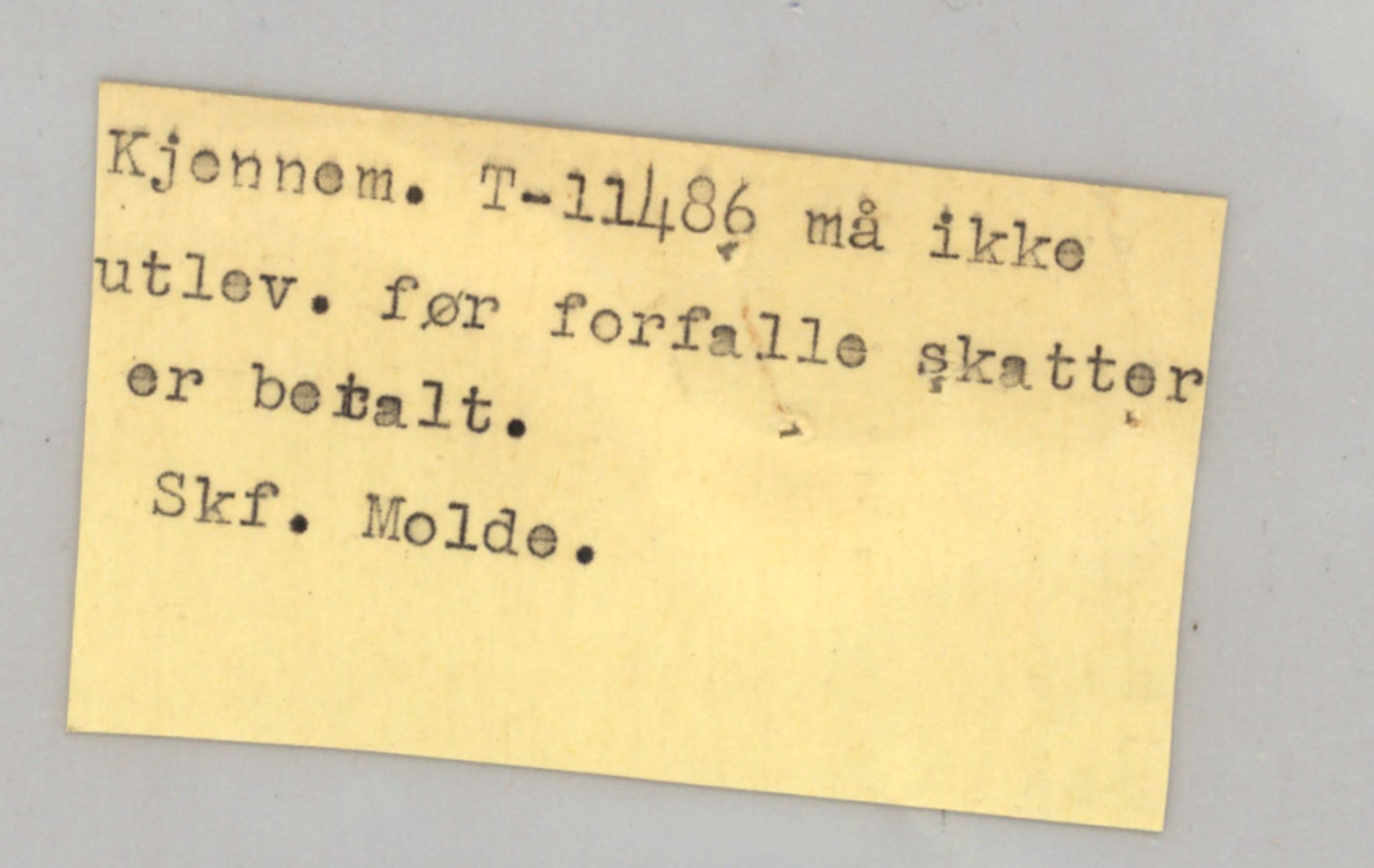 Møre og Romsdal vegkontor - Ålesund trafikkstasjon, AV/SAT-A-4099/F/Fe/L0029: Registreringskort for kjøretøy T 11430 - T 11619, 1927-1998, p. 999