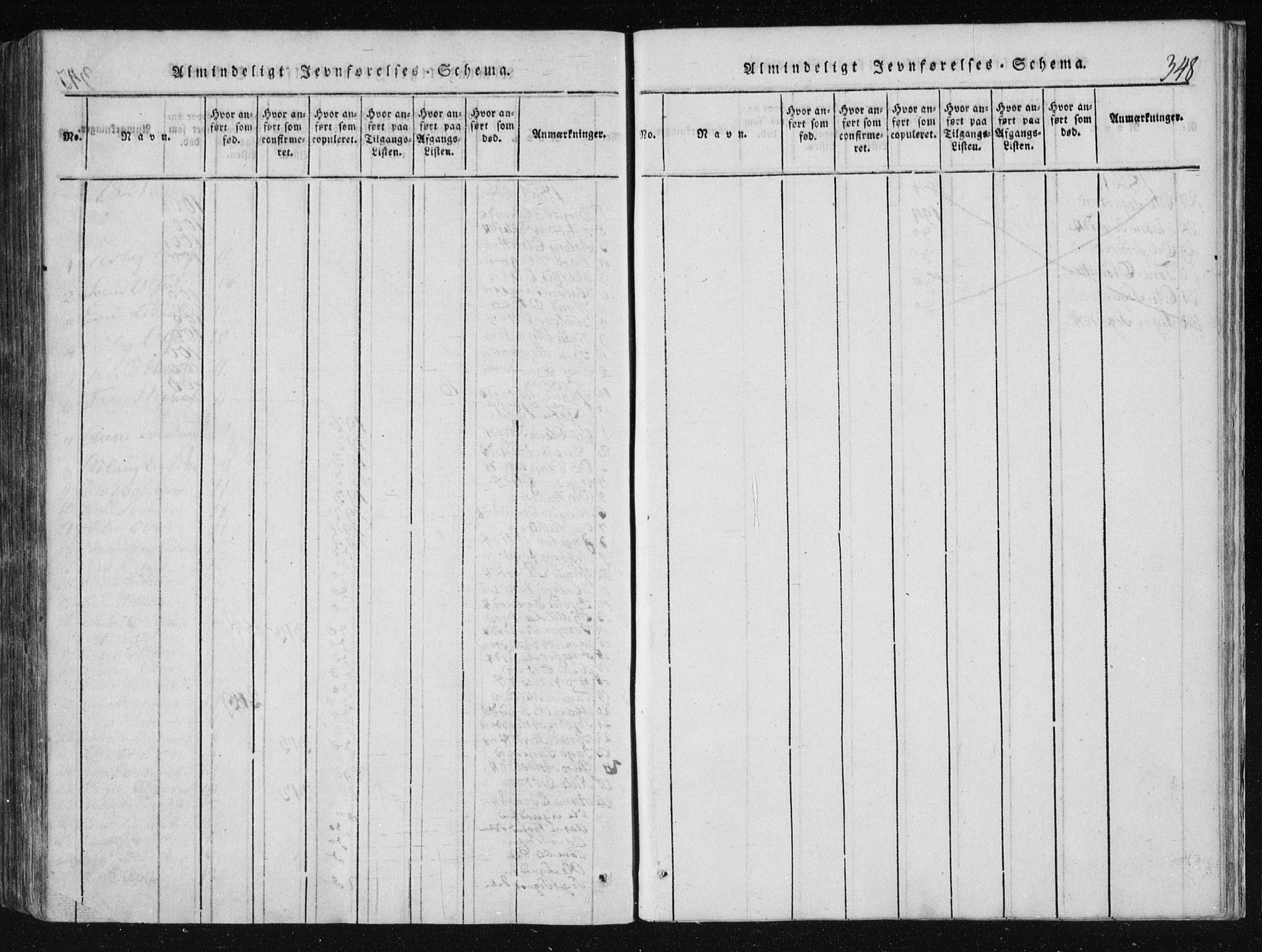 Vinje kirkebøker, AV/SAKO-A-312/F/Fa/L0003: Parish register (official) no. I 3, 1814-1843, p. 348