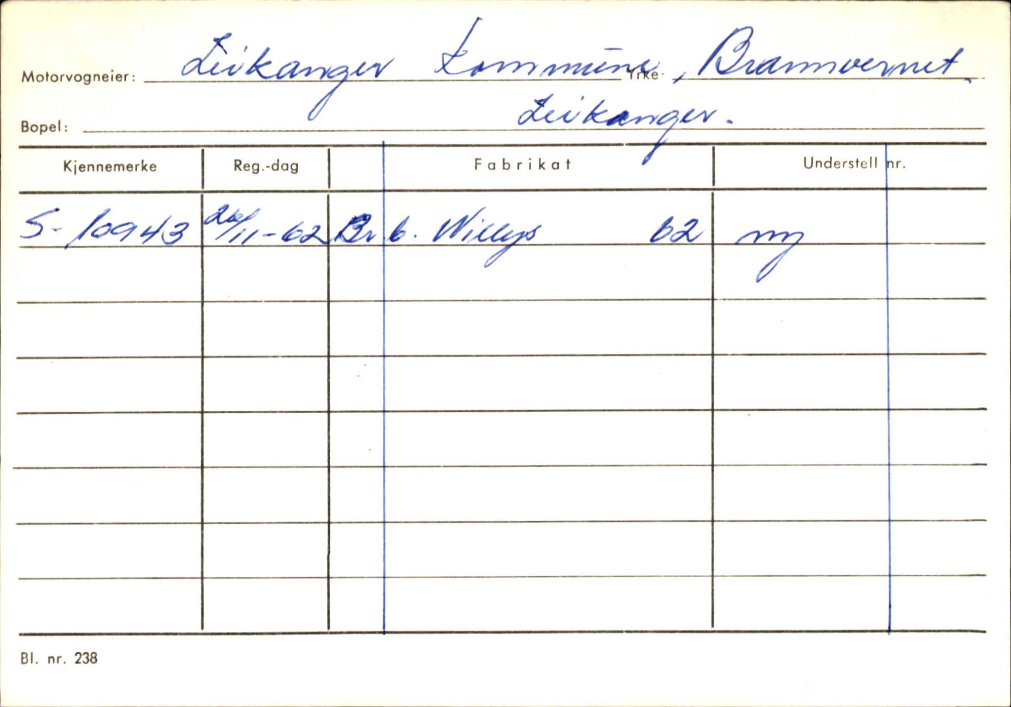 Statens vegvesen, Sogn og Fjordane vegkontor, AV/SAB-A-5301/4/F/L0126: Eigarregister Fjaler M-Å. Leikanger A-Å, 1945-1975, p. 1677