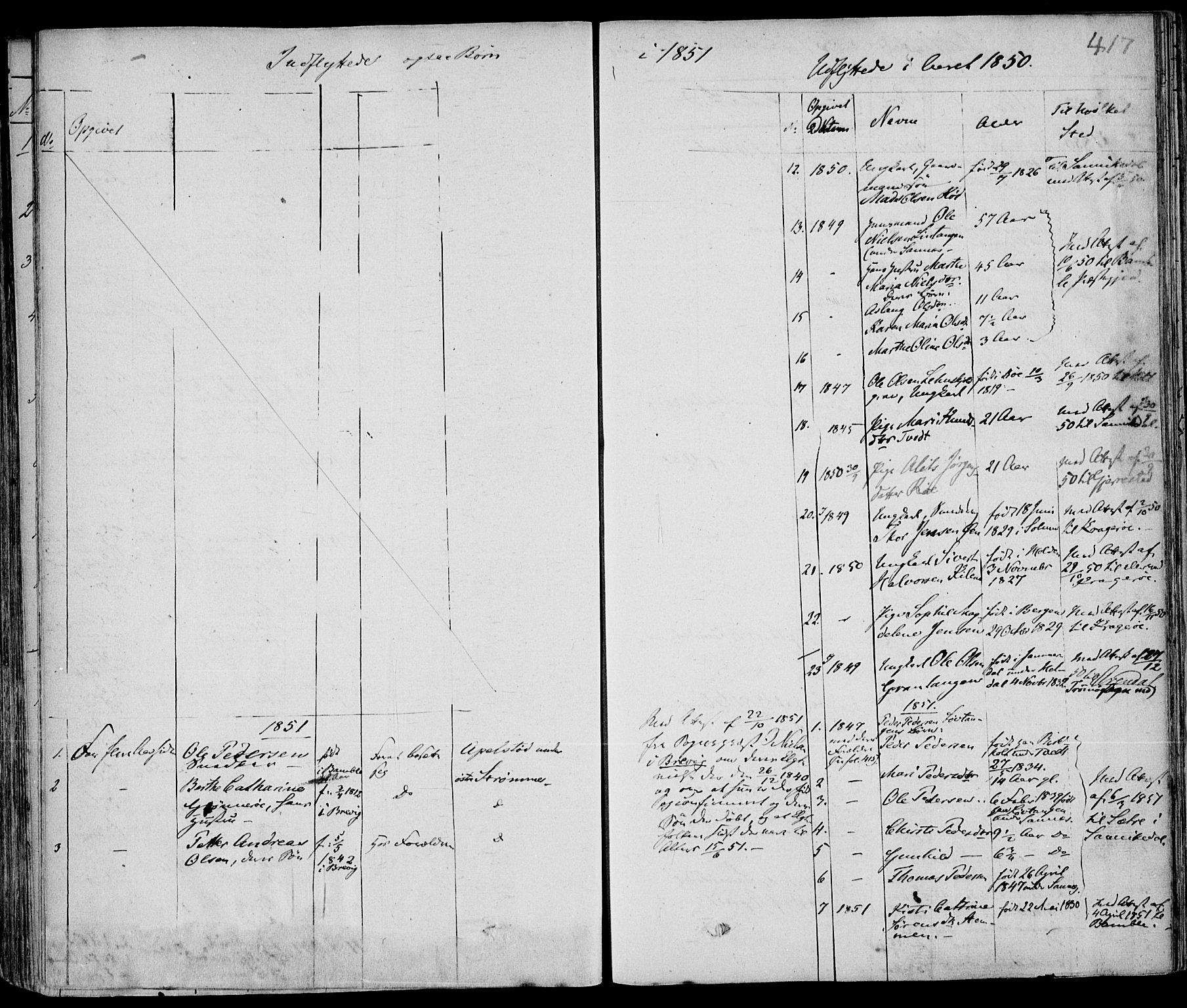 Drangedal kirkebøker, AV/SAKO-A-258/F/Fa/L0007a: Parish register (official) no. 7a, 1837-1856, p. 417