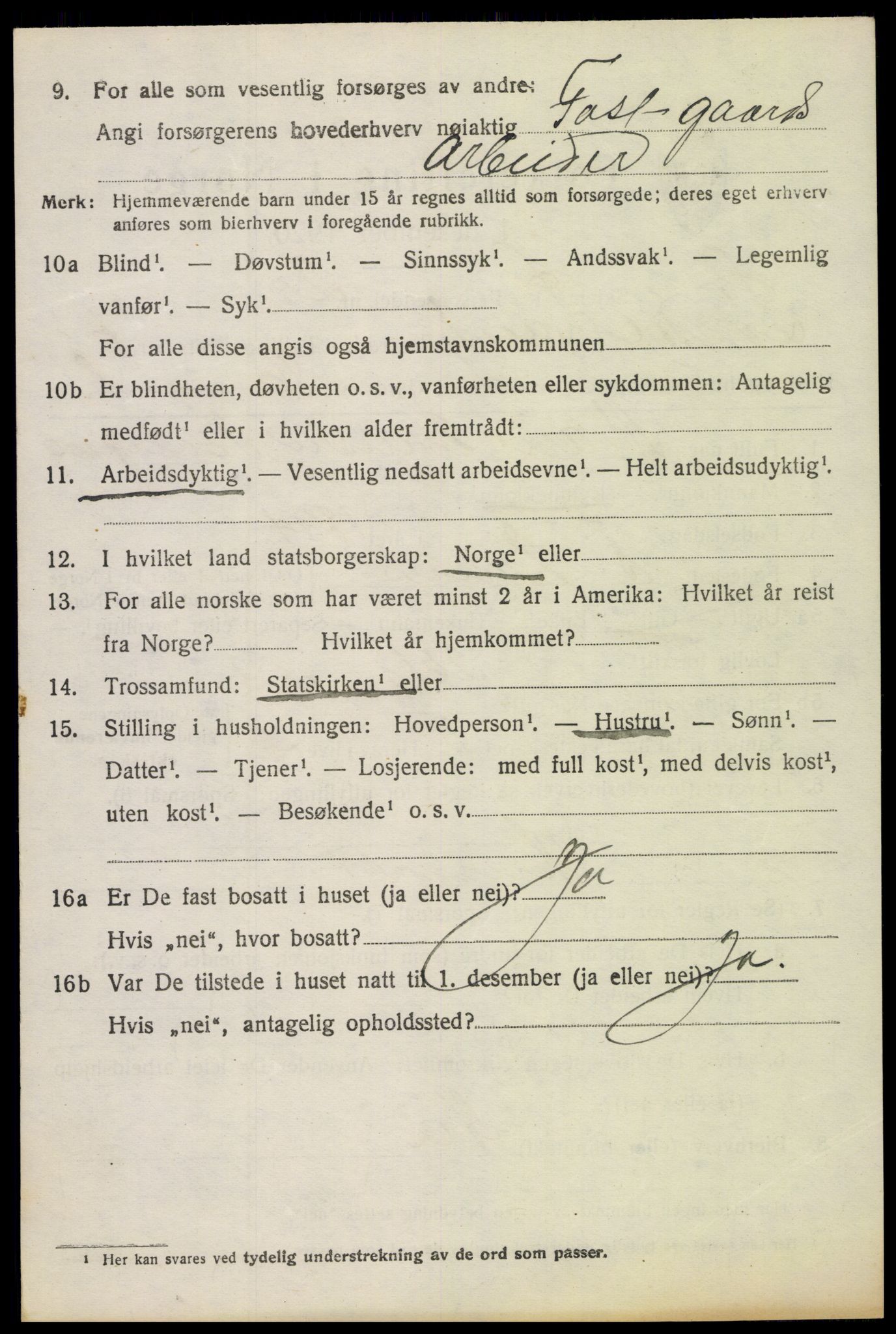 SAH, 1920 census for Søndre Land, 1920, p. 6900