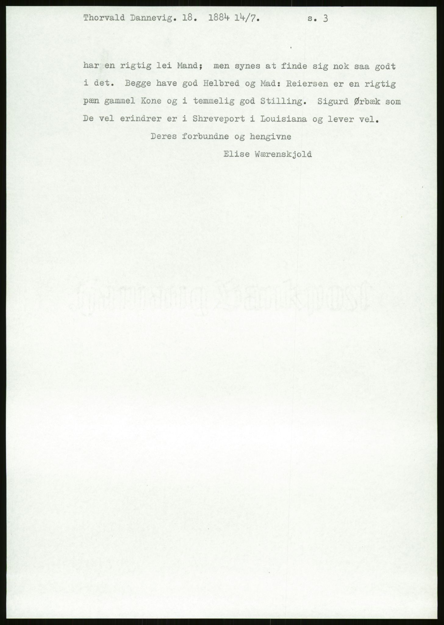 Samlinger til kildeutgivelse, Amerikabrevene, AV/RA-EA-4057/F/L0027: Innlån fra Aust-Agder: Dannevig - Valsgård, 1838-1914, p. 273