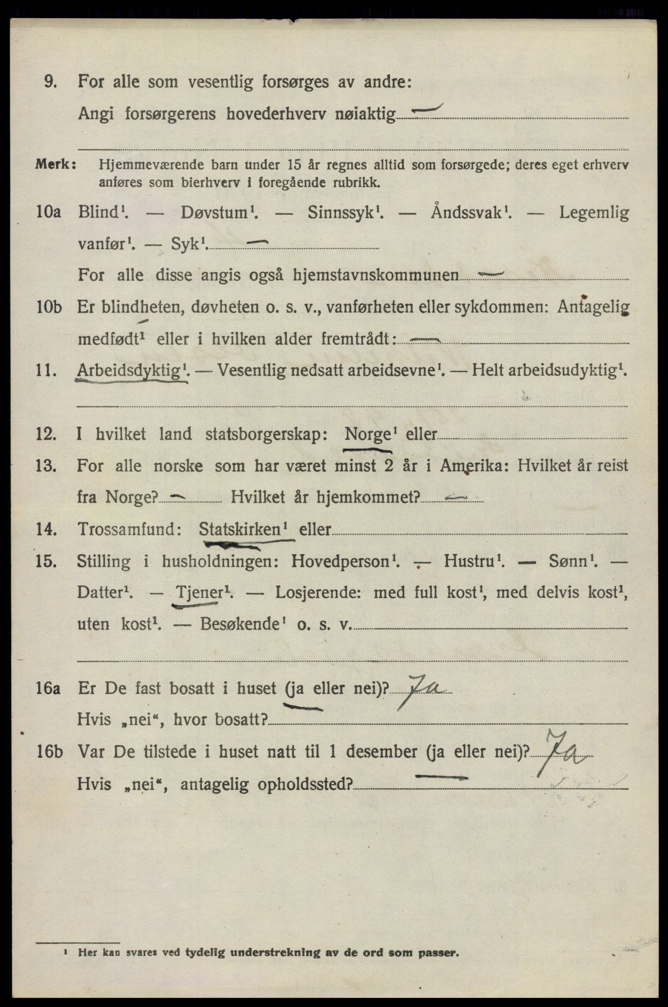 SAO, 1920 census for Nesodden, 1920, p. 2398