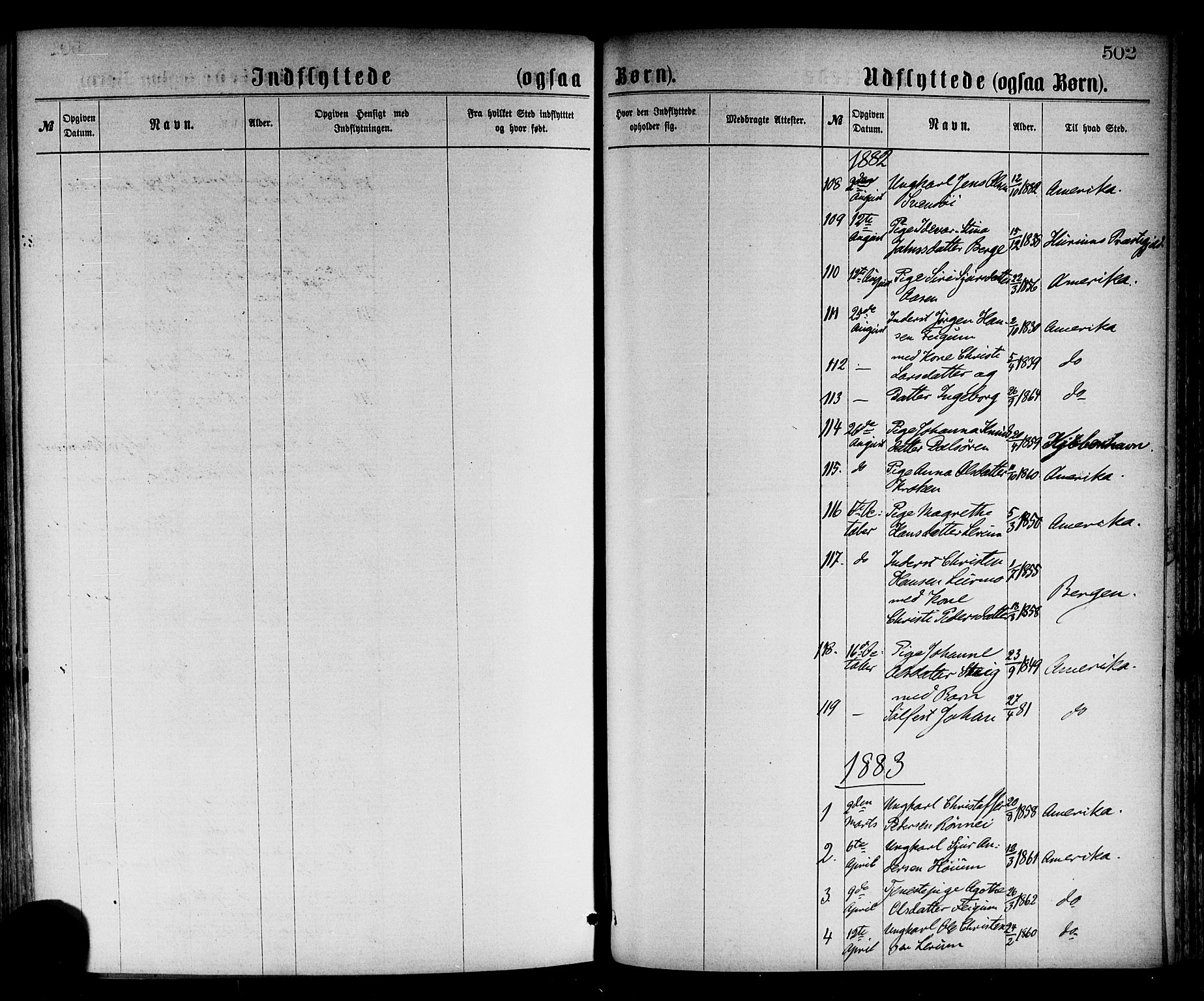 Luster sokneprestembete, SAB/A-81101/H/Haa/Haaa/L0010: Parish register (official) no. A 10, 1871-1886, p. 502