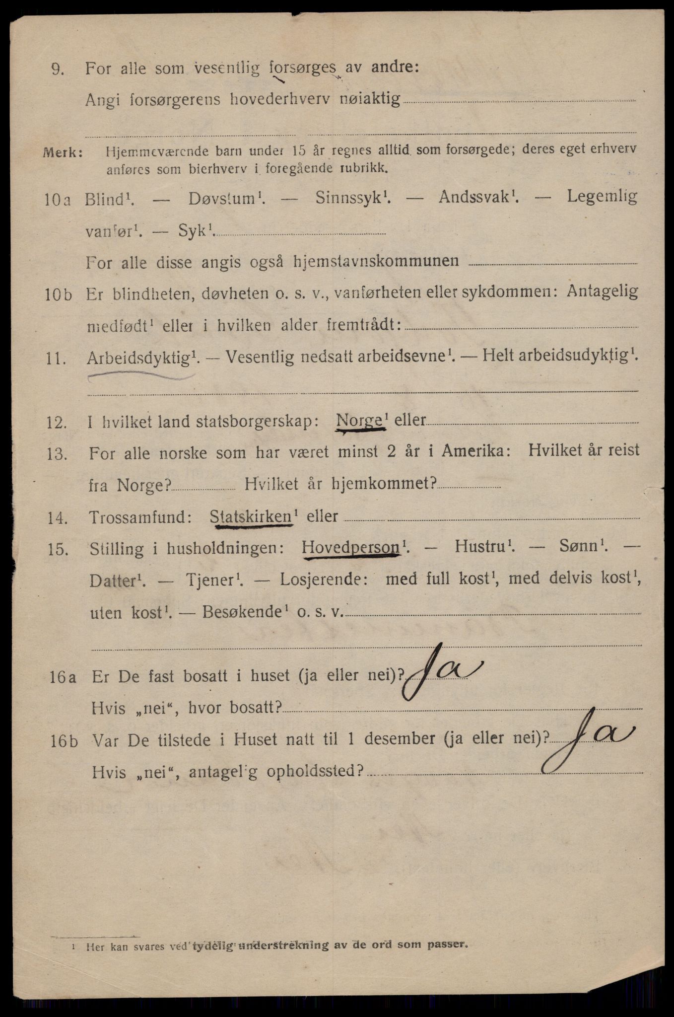 SAT, 1920 census for Trondheim, 1920, p. 36887