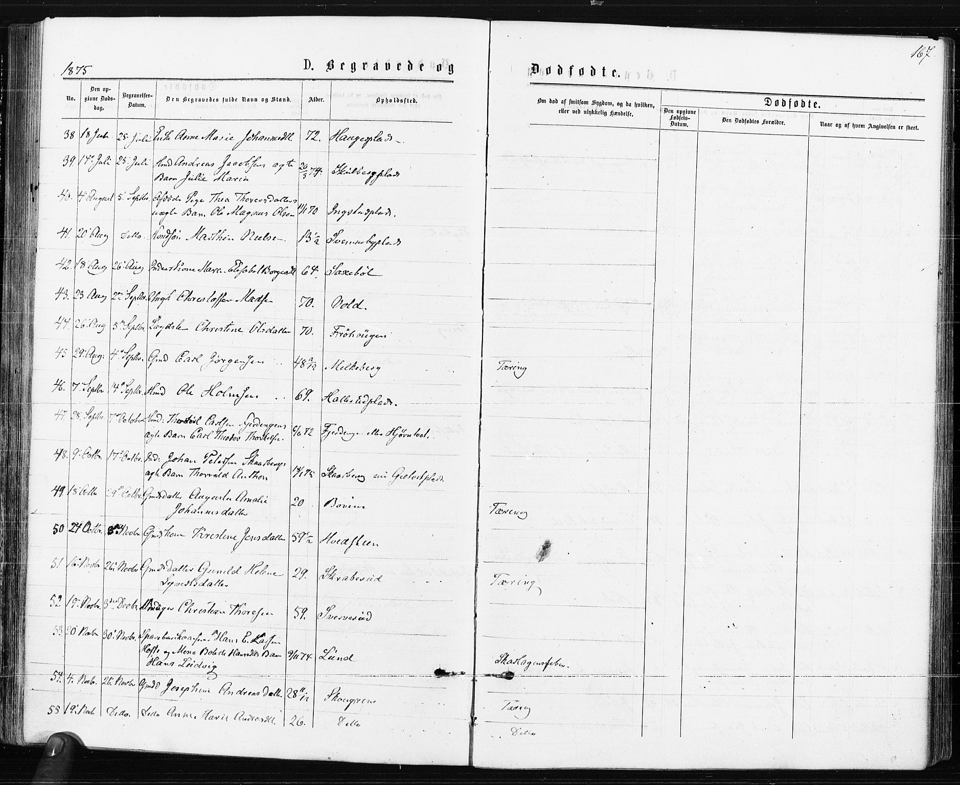Spydeberg prestekontor Kirkebøker, AV/SAO-A-10924/F/Fa/L0007: Parish register (official) no. I 7, 1875-1885, p. 167
