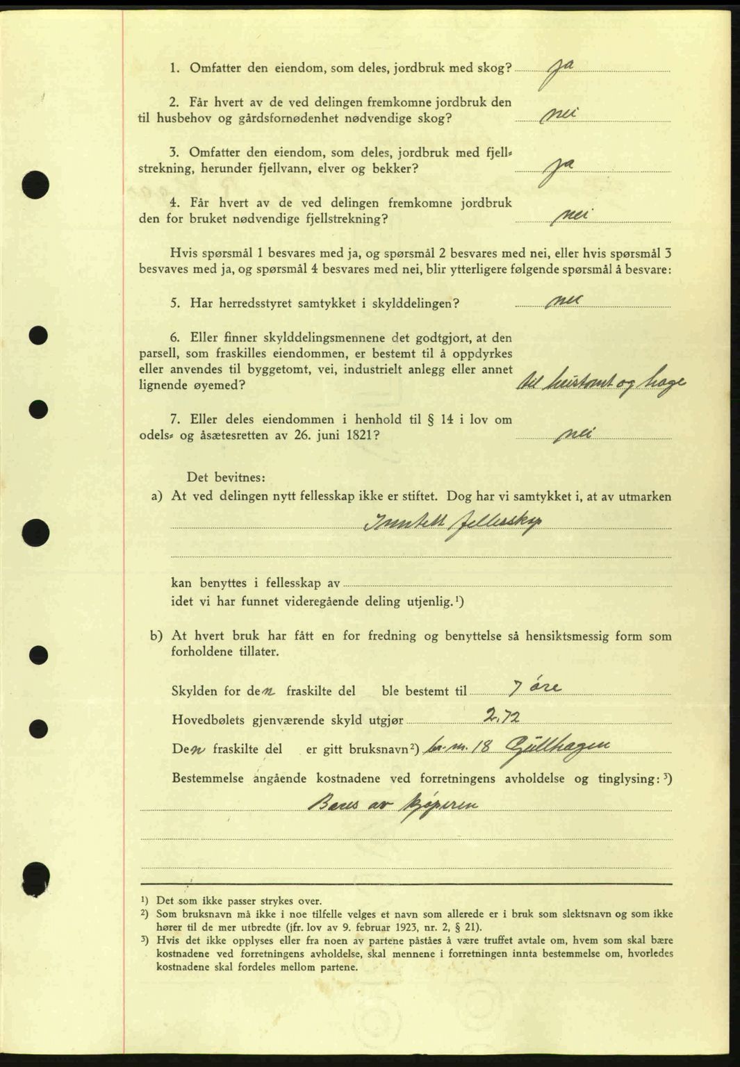 Sunnhordland sorenskrivar, AV/SAB-A-2401: Mortgage book no. A77, 1945-1945, Diary no: : 1153/1945