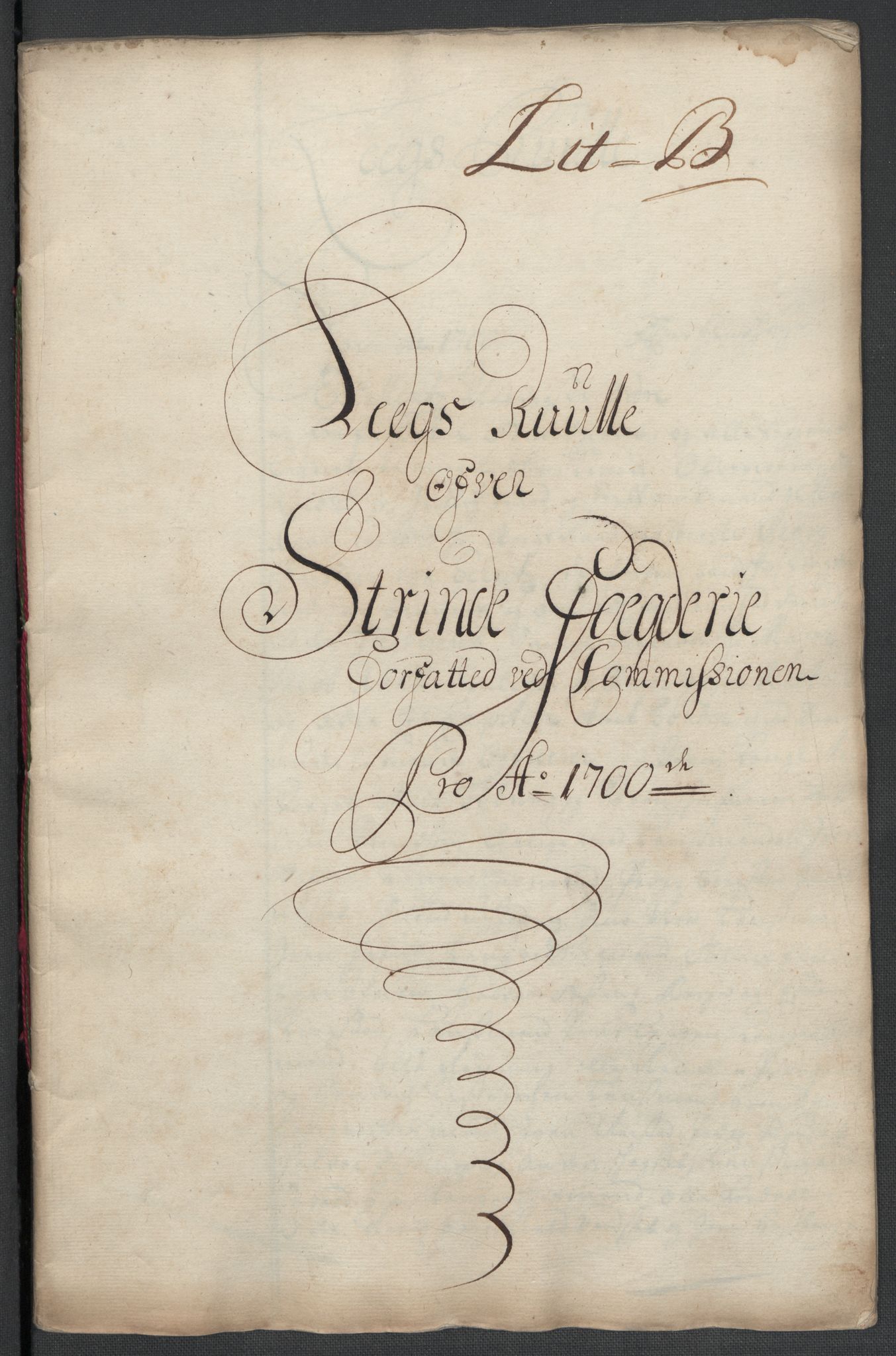 Rentekammeret inntil 1814, Reviderte regnskaper, Fogderegnskap, AV/RA-EA-4092/R61/L4107: Fogderegnskap Strinda og Selbu, 1698-1700, p. 335