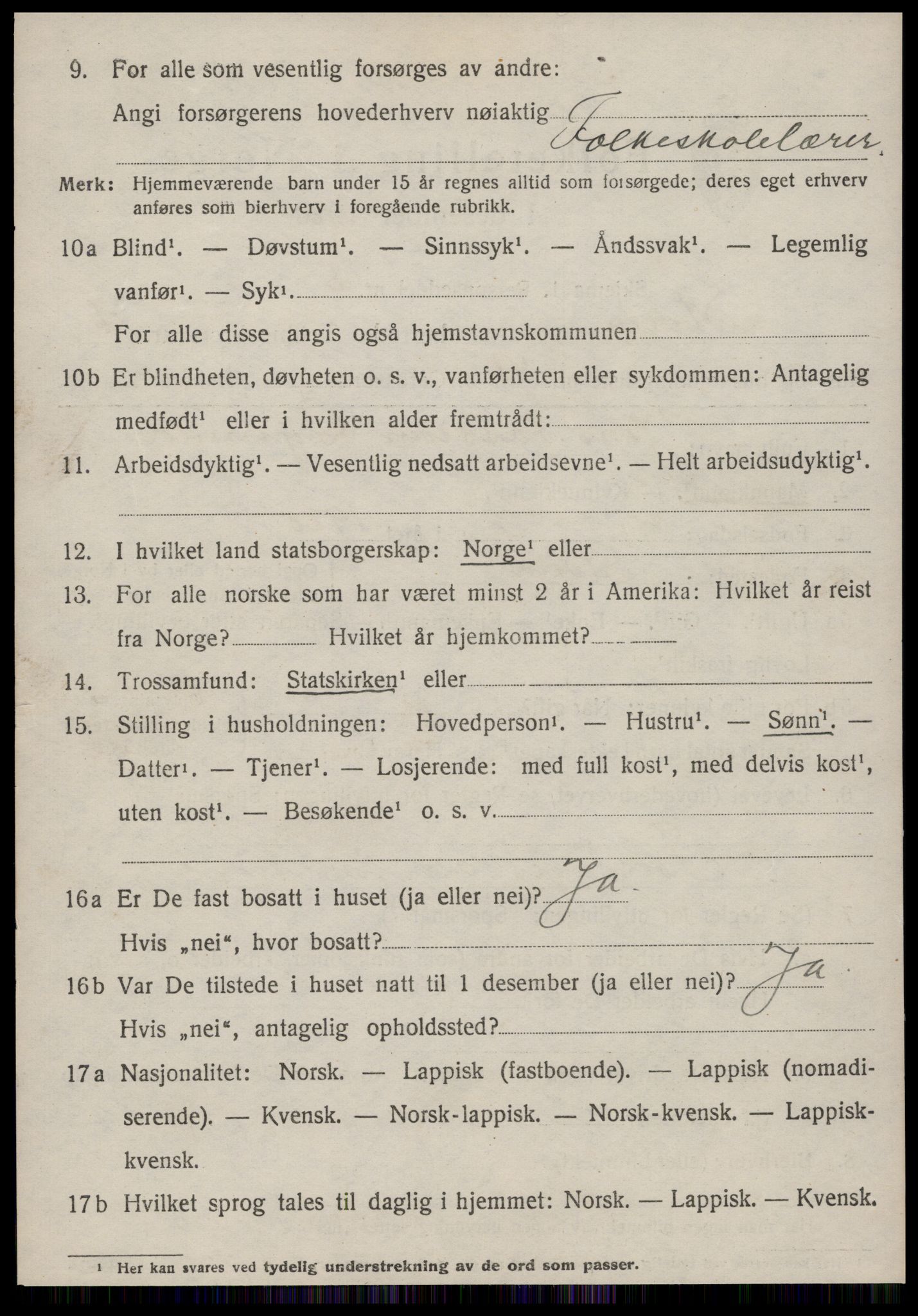 SAT, 1920 census for Støren, 1920, p. 3457