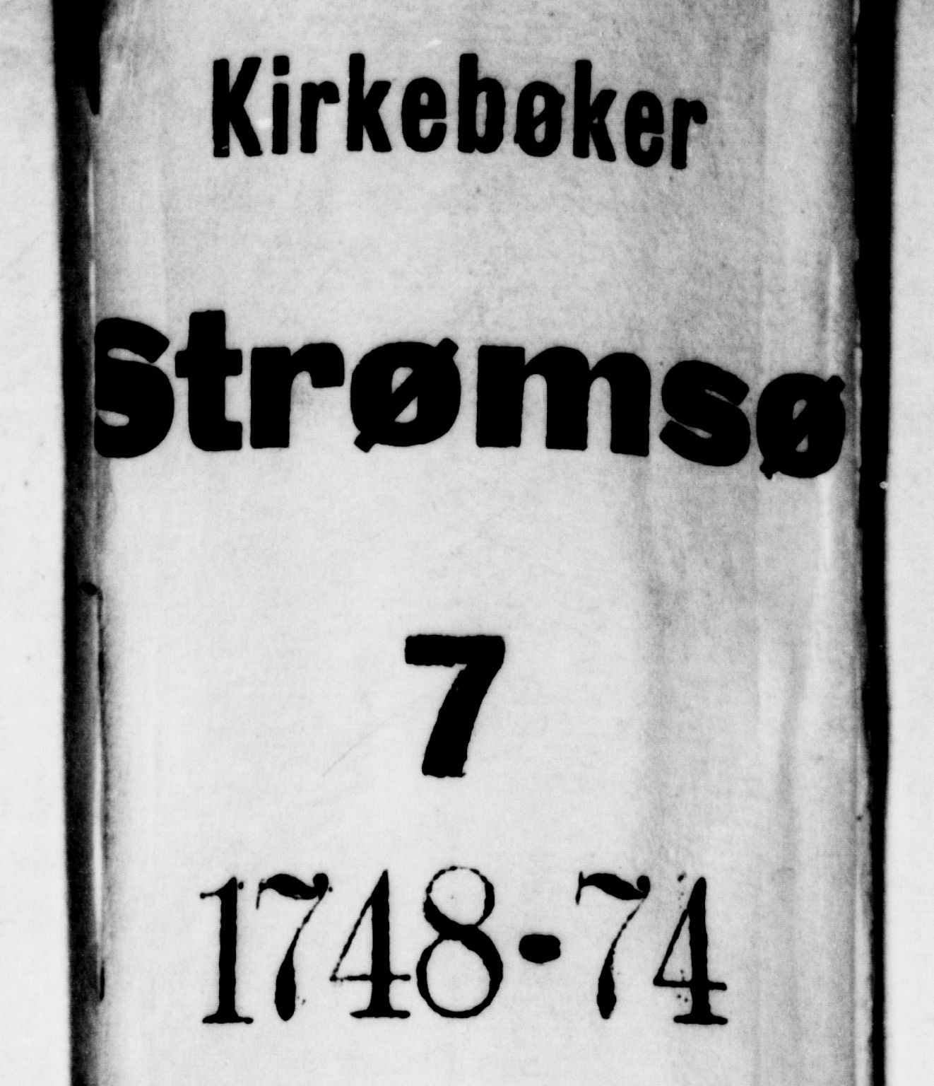 Strømsø kirkebøker, AV/SAKO-A-246/F/Fa/L0008: Parish register (official) no. I 8, 1748-1774