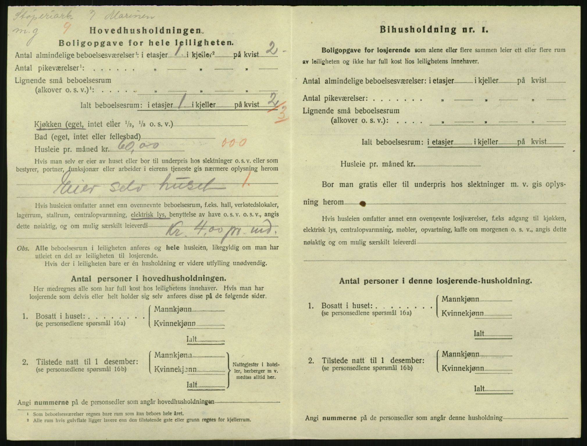 SAKO, 1920 census for Horten, 1920, p. 4690