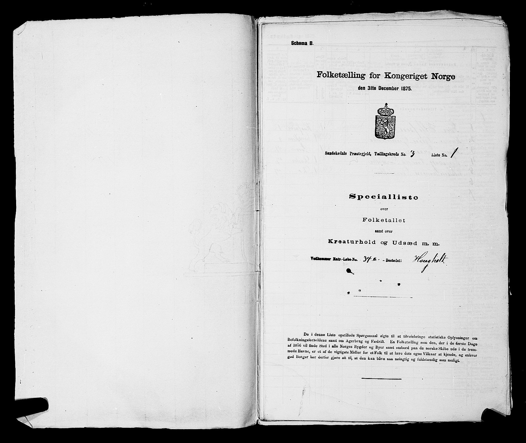 SAKO, 1875 census for 0816P Sannidal, 1875, p. 225