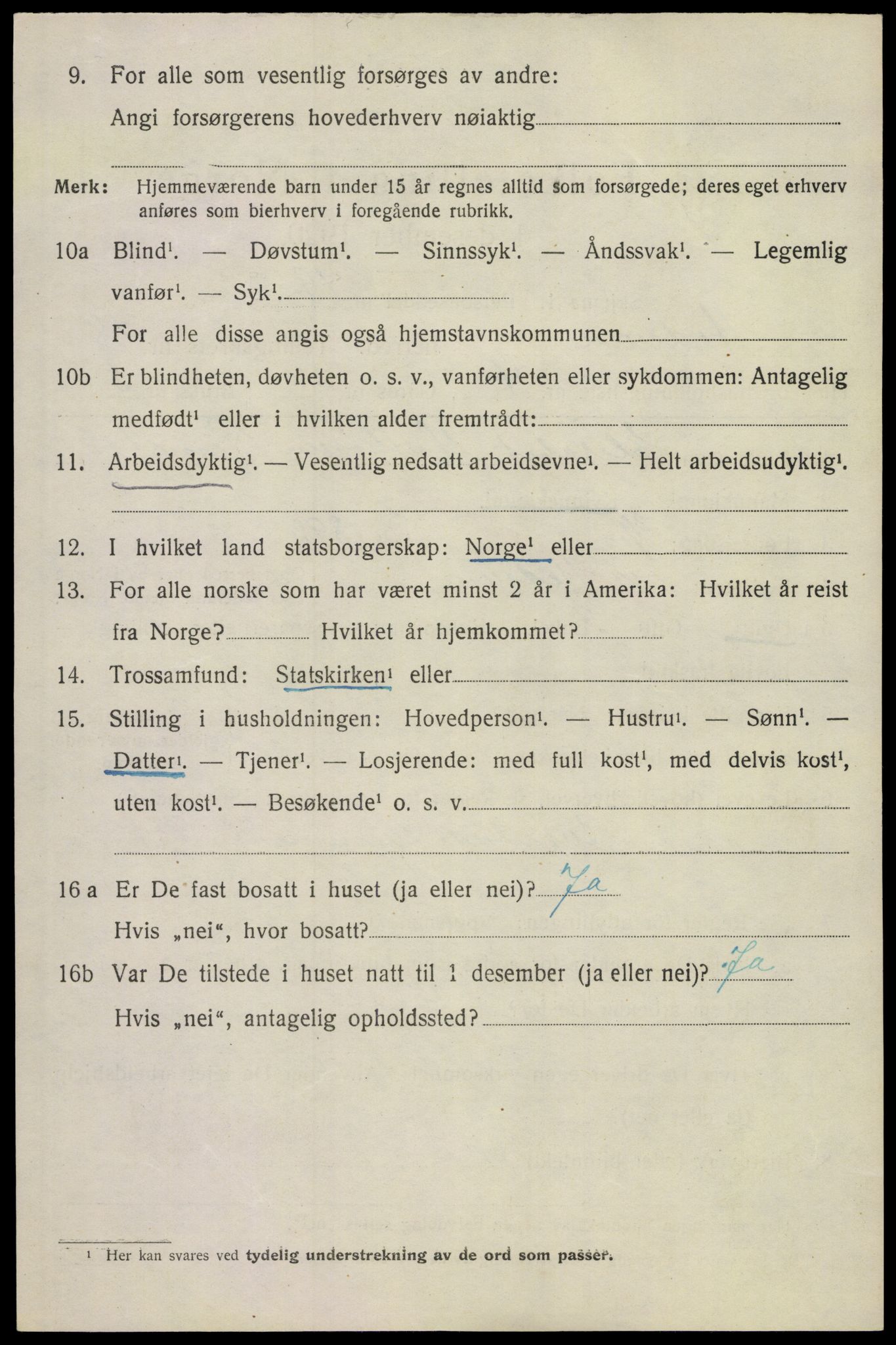 SAKO, 1920 census for Hedrum, 1920, p. 10834