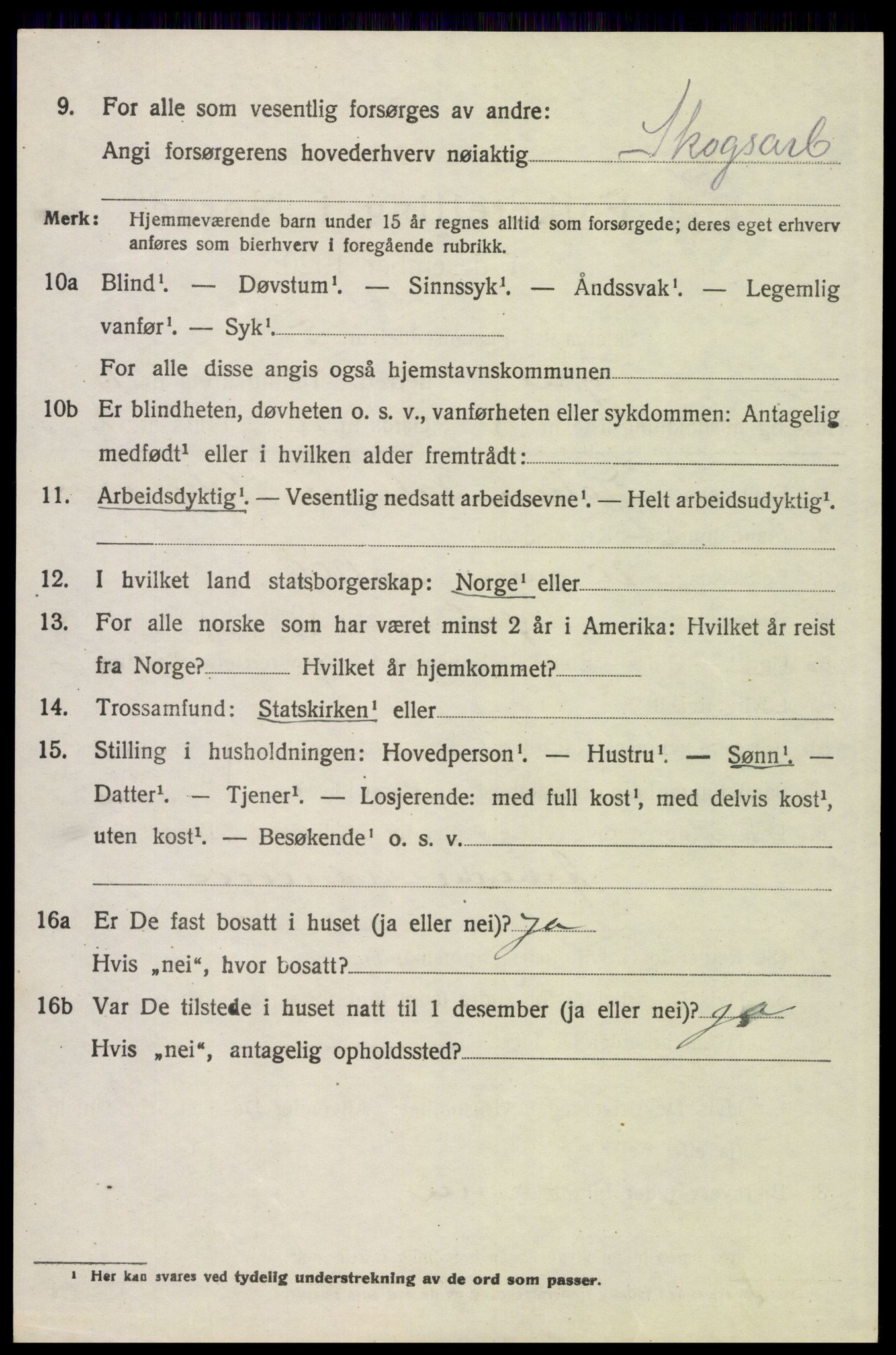 SAH, 1920 census for Trysil, 1920, p. 7730