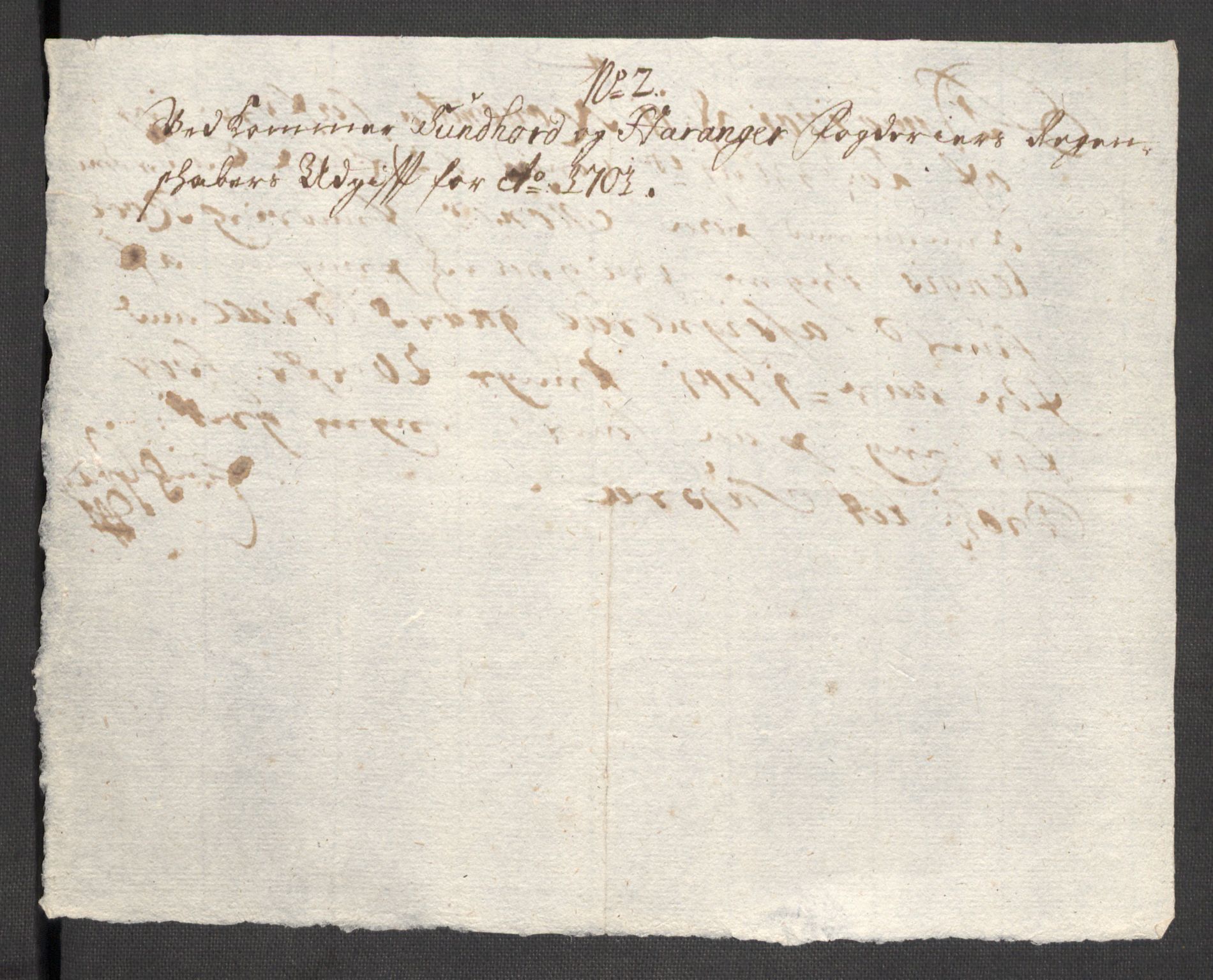 Rentekammeret inntil 1814, Reviderte regnskaper, Fogderegnskap, RA/EA-4092/R48/L2979: Fogderegnskap Sunnhordland og Hardanger, 1700-1701, p. 467