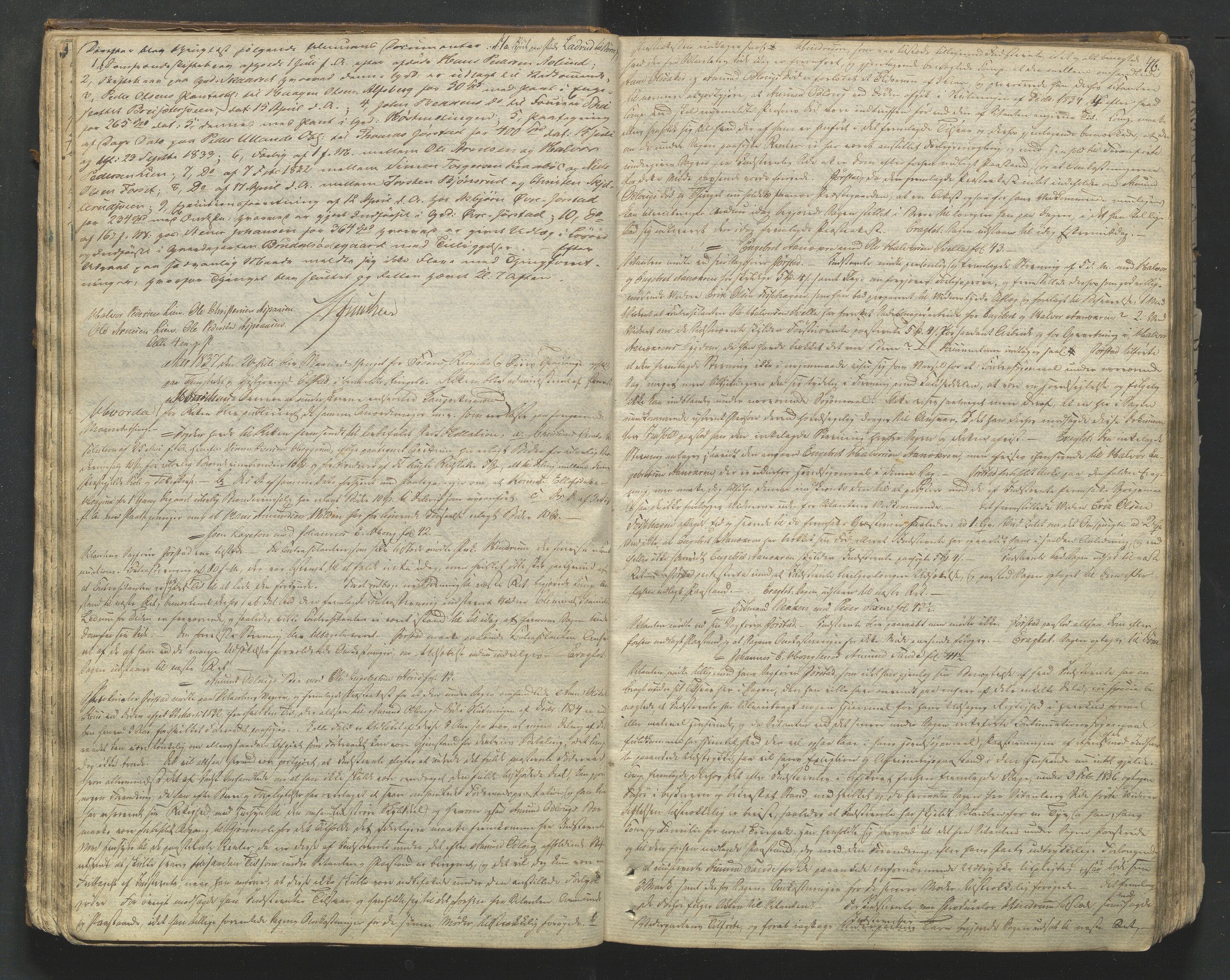 Mellom-Gudbrandsdal sorenskriveri, AV/SAH-TING-038/G/Gb/L0001: Tingbok, 1835-1849, p. 45b-46a