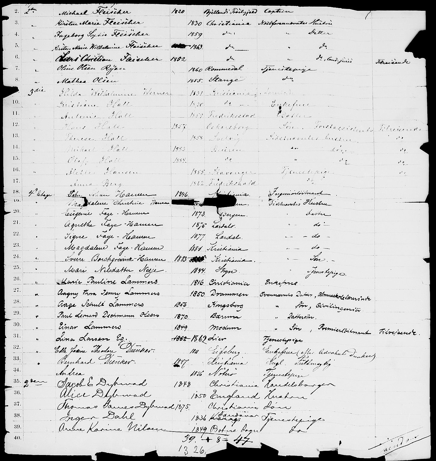 RA, 1885 census for 0301 Kristiania, 1885, p. 562