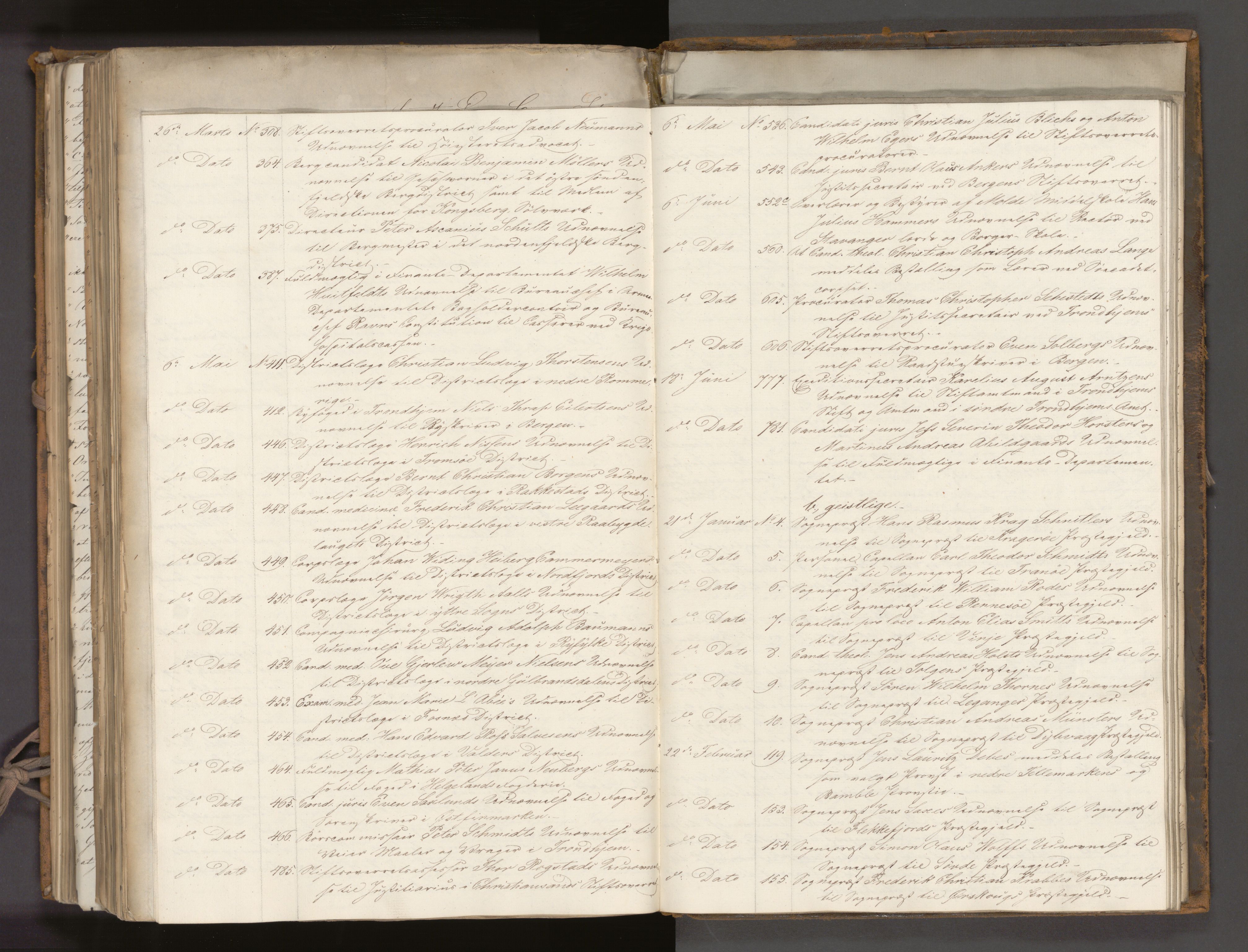 Statsrådssekretariatet, AV/RA-S-1001/A/Ab/L0051: Kgl. res. nr. 1-814, 1. halvår, 1840