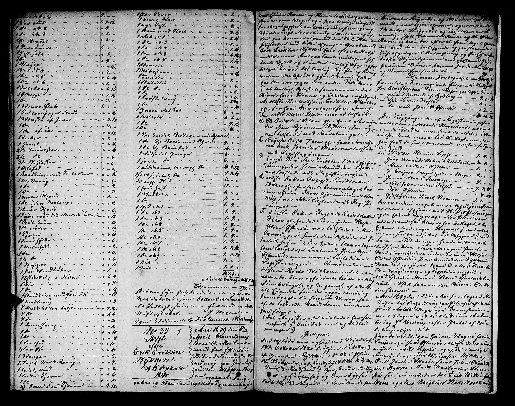 Hardanger og Voss sorenskriveri, SAB/A-2501/4/4A/4Ad/L0002b: Skifterettsprotokoll for Hardanger, 1830-1840, p. 763b-764a
