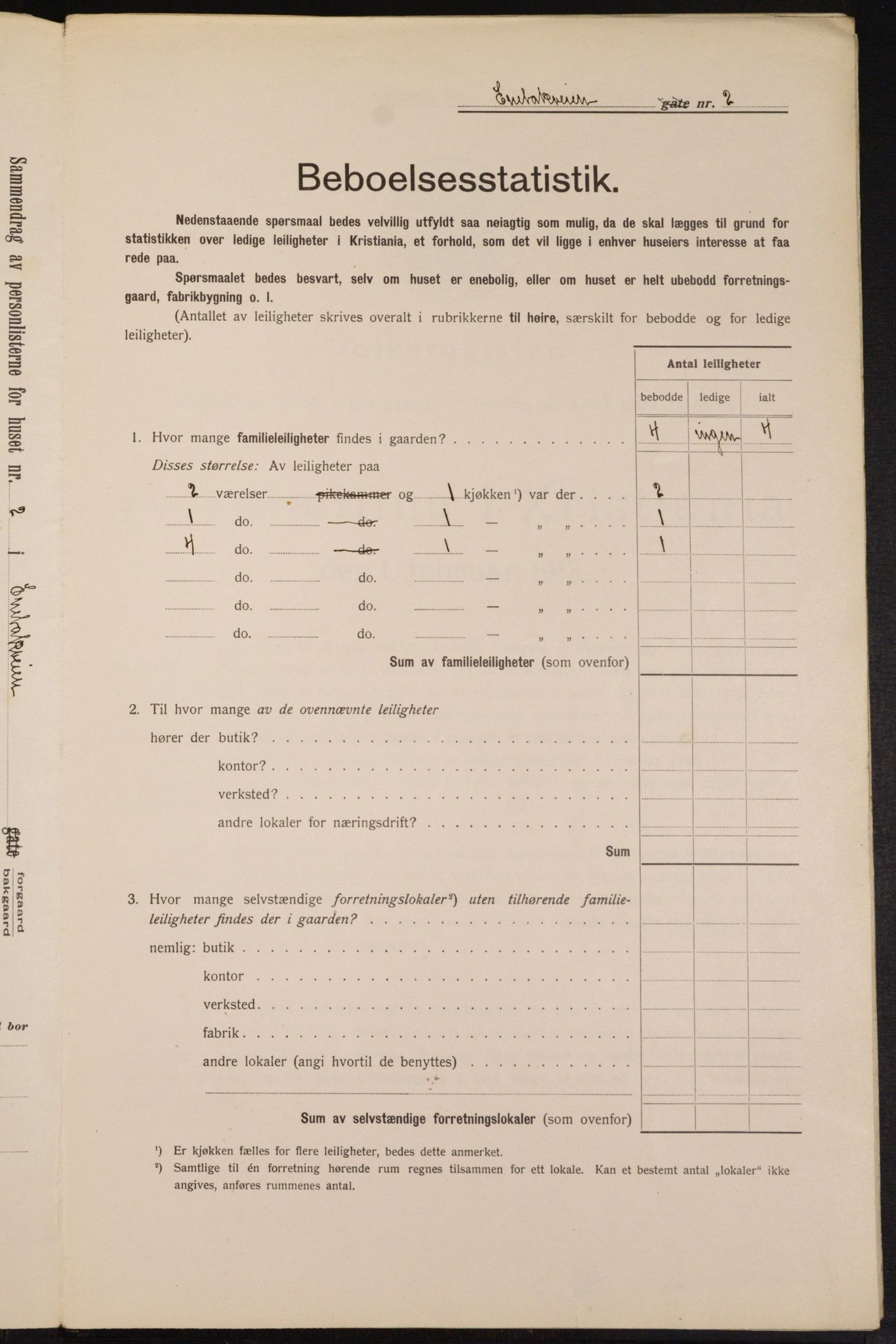 OBA, Municipal Census 1913 for Kristiania, 1913, p. 21104