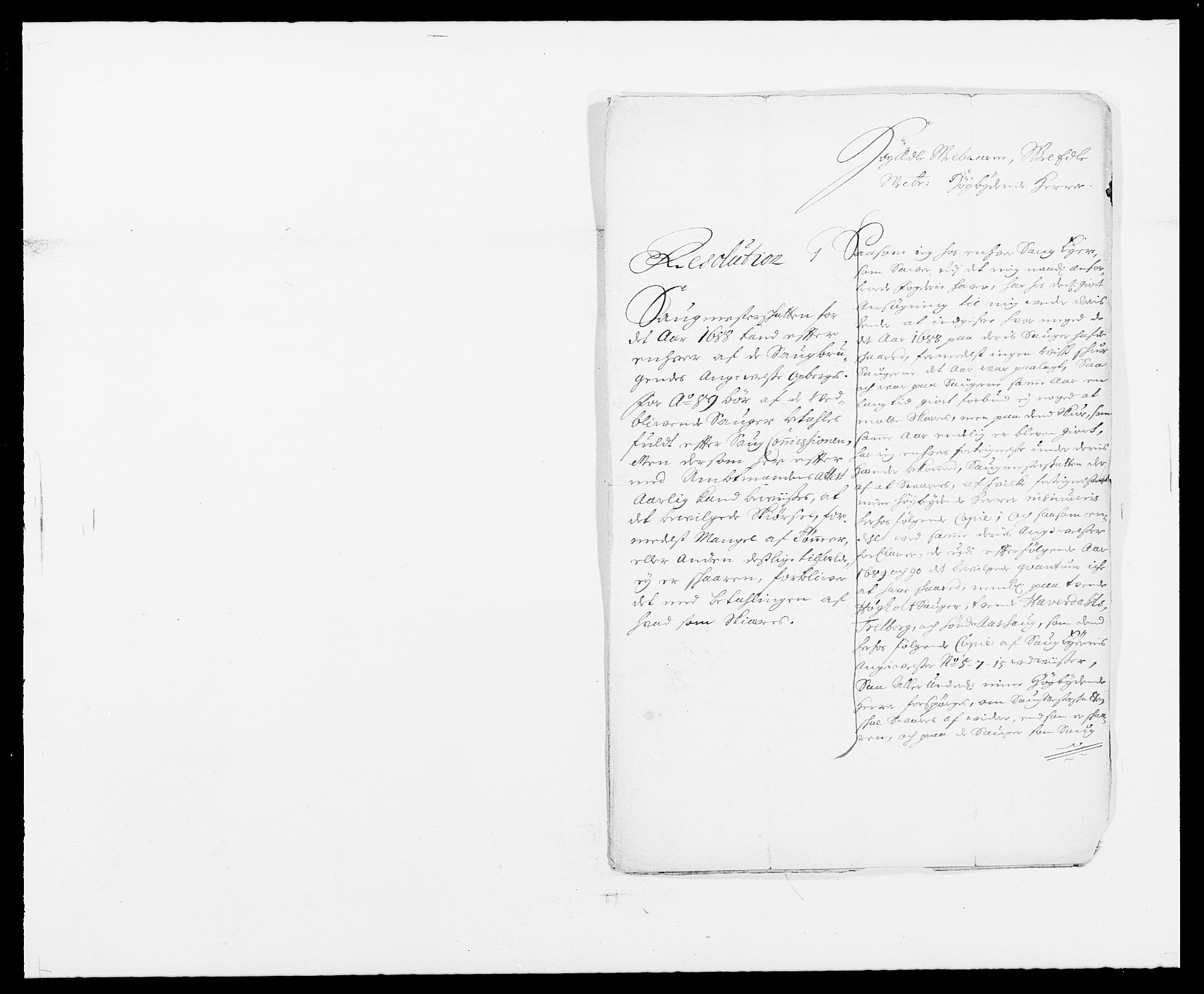 Rentekammeret inntil 1814, Reviderte regnskaper, Fogderegnskap, AV/RA-EA-4092/R34/L2051: Fogderegnskap Bamble, 1688-1691, p. 200