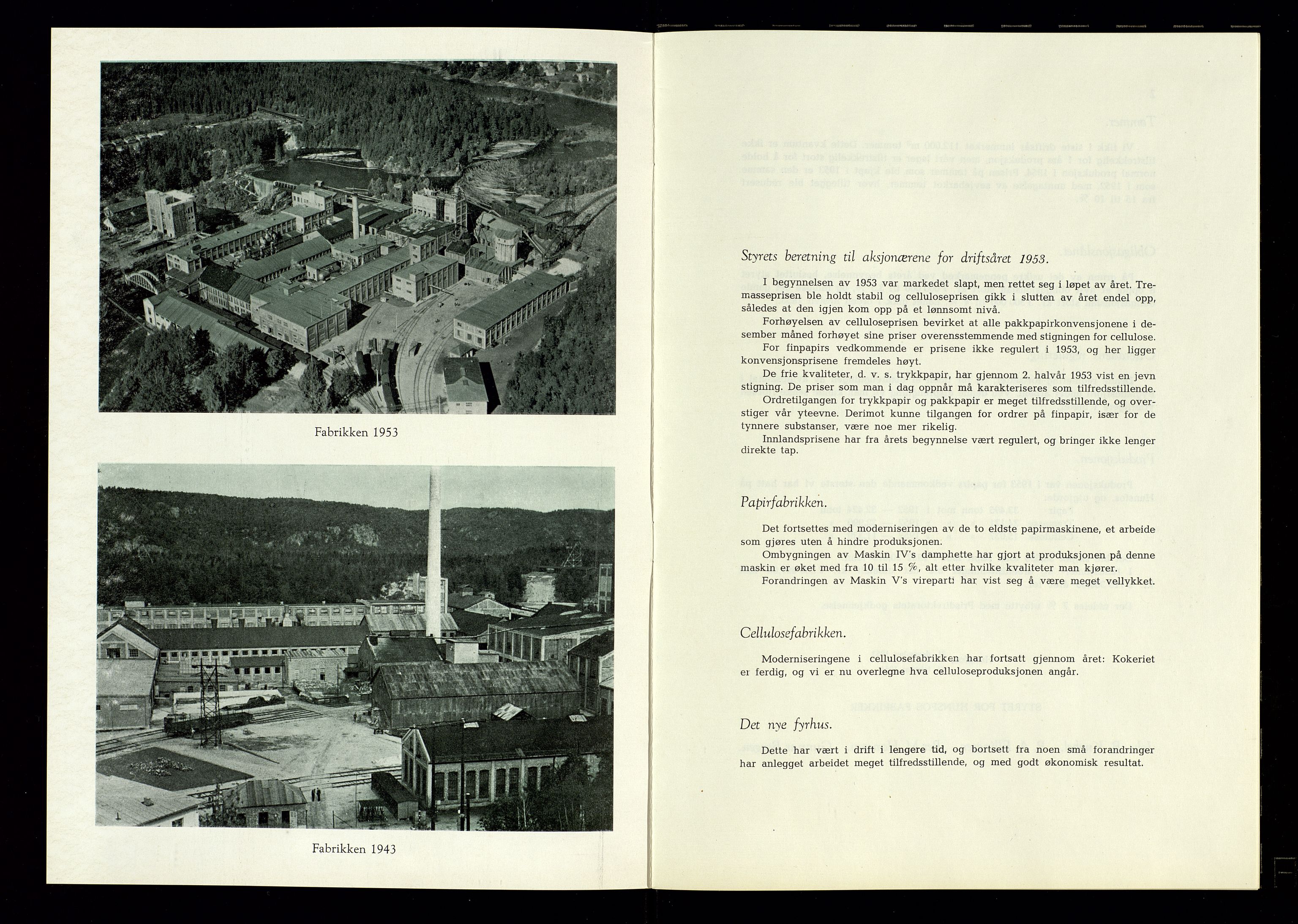 Hunsfos fabrikker, AV/SAK-D/1440/01/L0001/0003: Vedtekter, anmeldelser og årsberetninger / Årsberetninger og regnskap, 1918-1989, p. 120