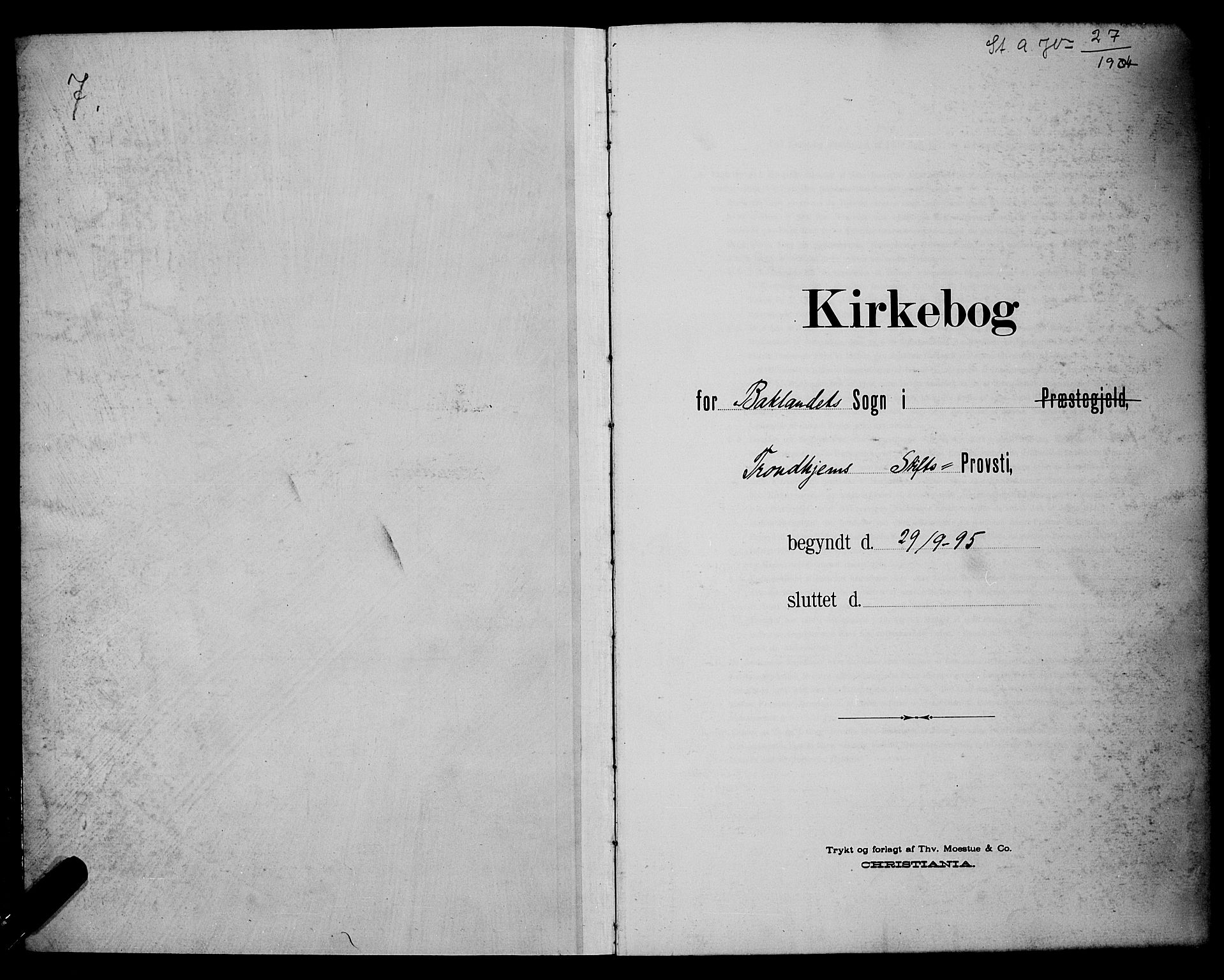 Ministerialprotokoller, klokkerbøker og fødselsregistre - Sør-Trøndelag, SAT/A-1456/604/L0225: Parish register (copy) no. 604C08, 1895-1899