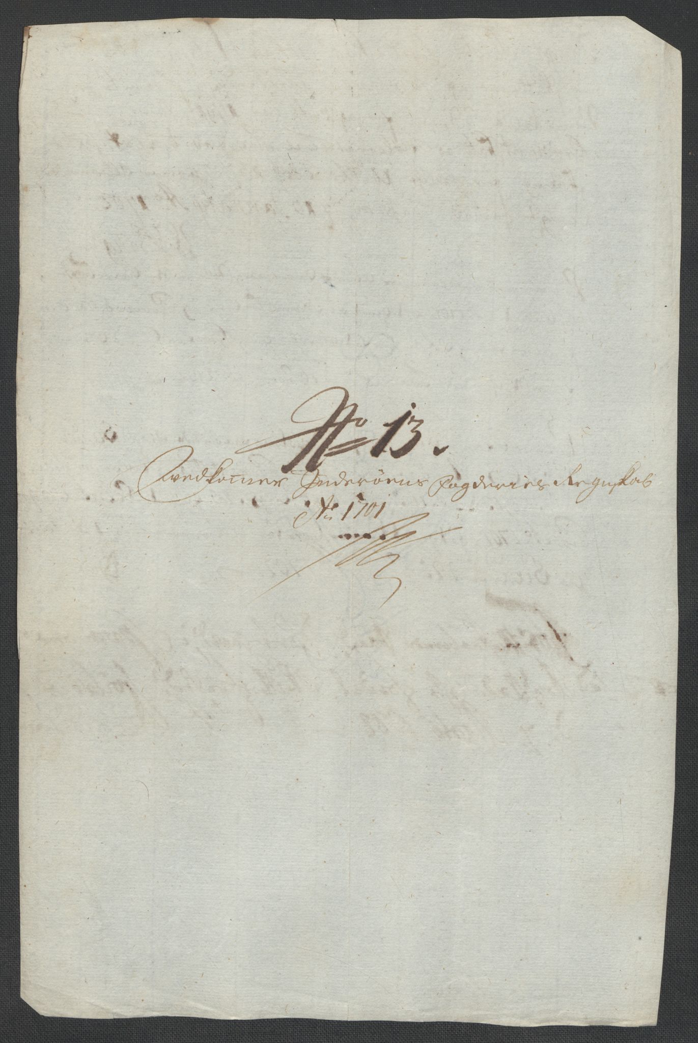 Rentekammeret inntil 1814, Reviderte regnskaper, Fogderegnskap, AV/RA-EA-4092/R63/L4312: Fogderegnskap Inderøy, 1701-1702, p. 85