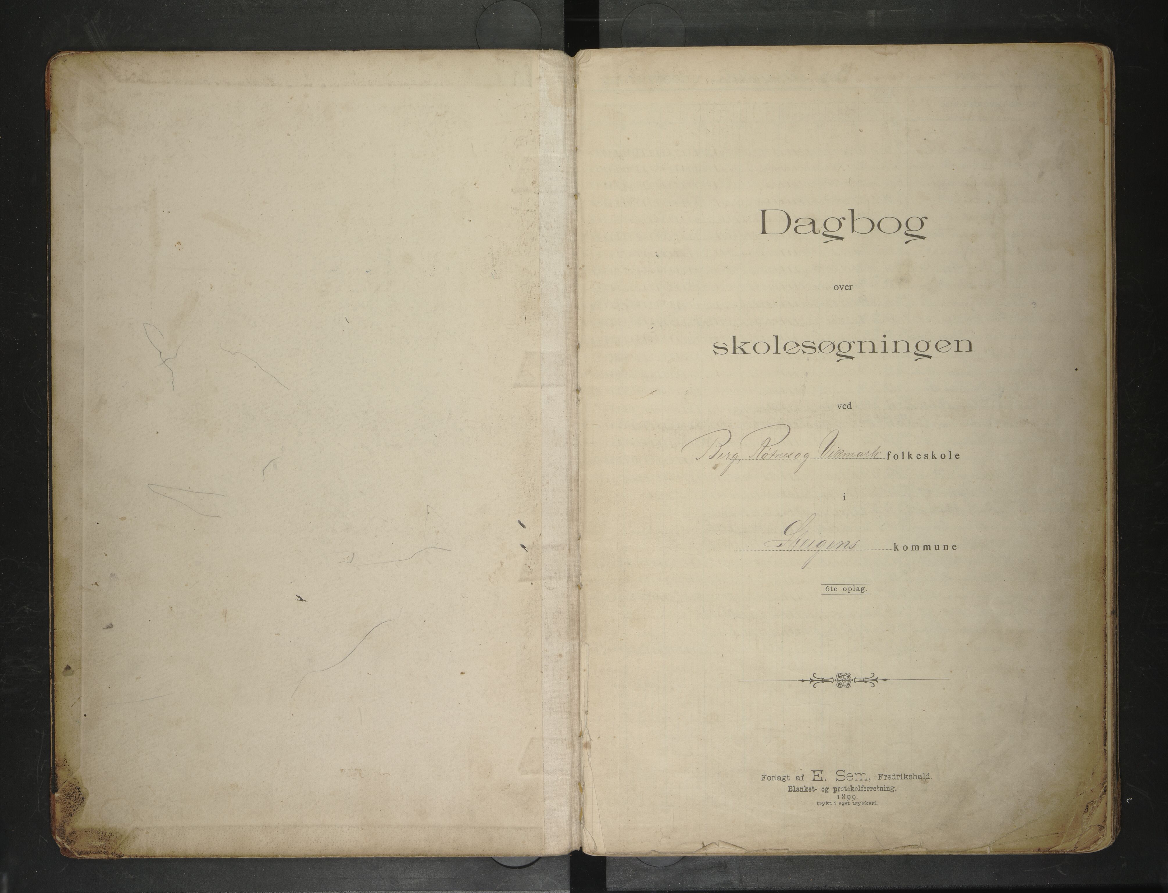 Steigen kommune. Ymse skolekretser, AIN/K-18480.510.01/F/Fa/L0003: Berg/Røtnes/Vikmark, 1899-1915