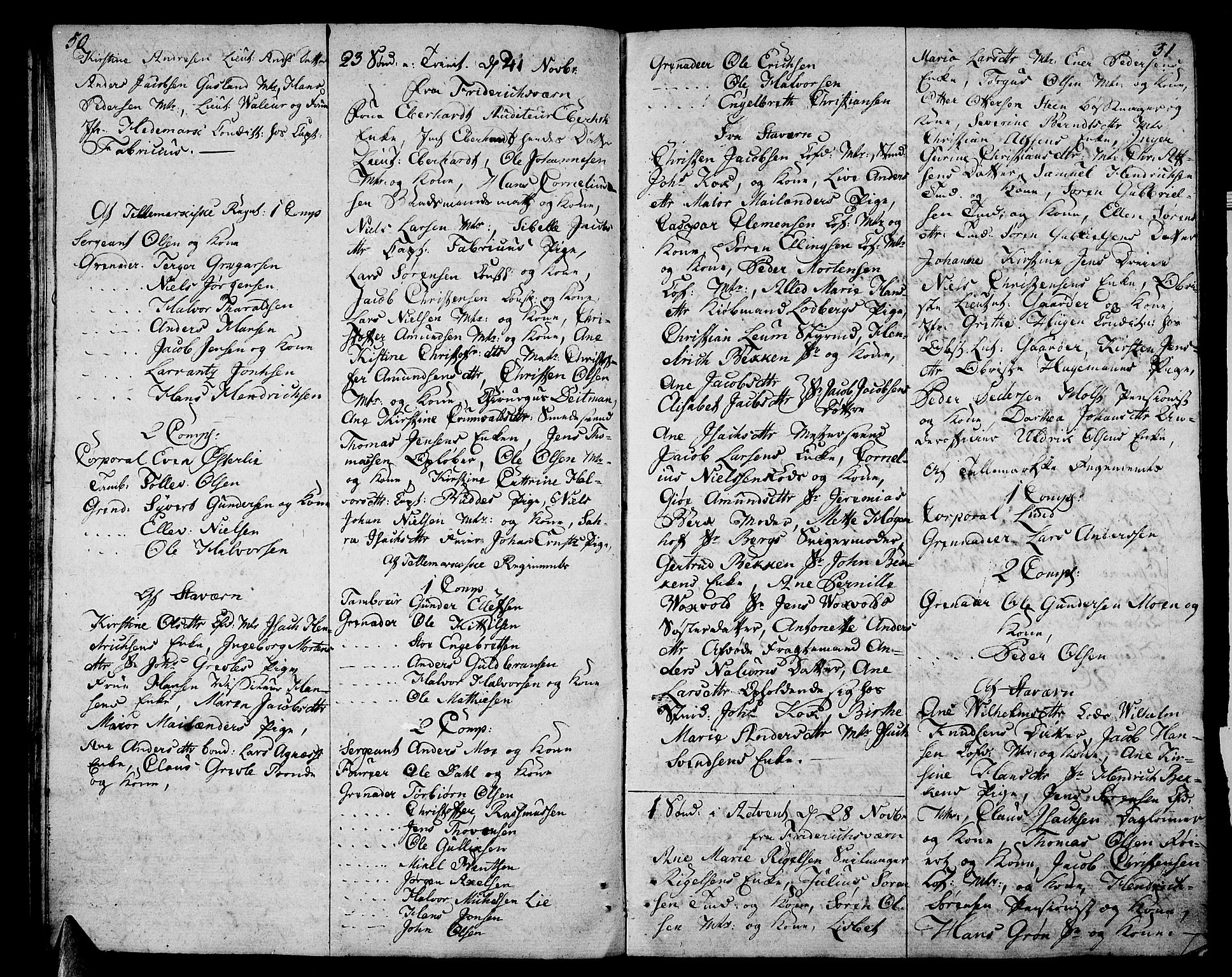 Stavern kirkebøker, AV/SAKO-A-318/F/Fa/L0005: Parish register (official) no. 5, 1800-1816, p. 50-51