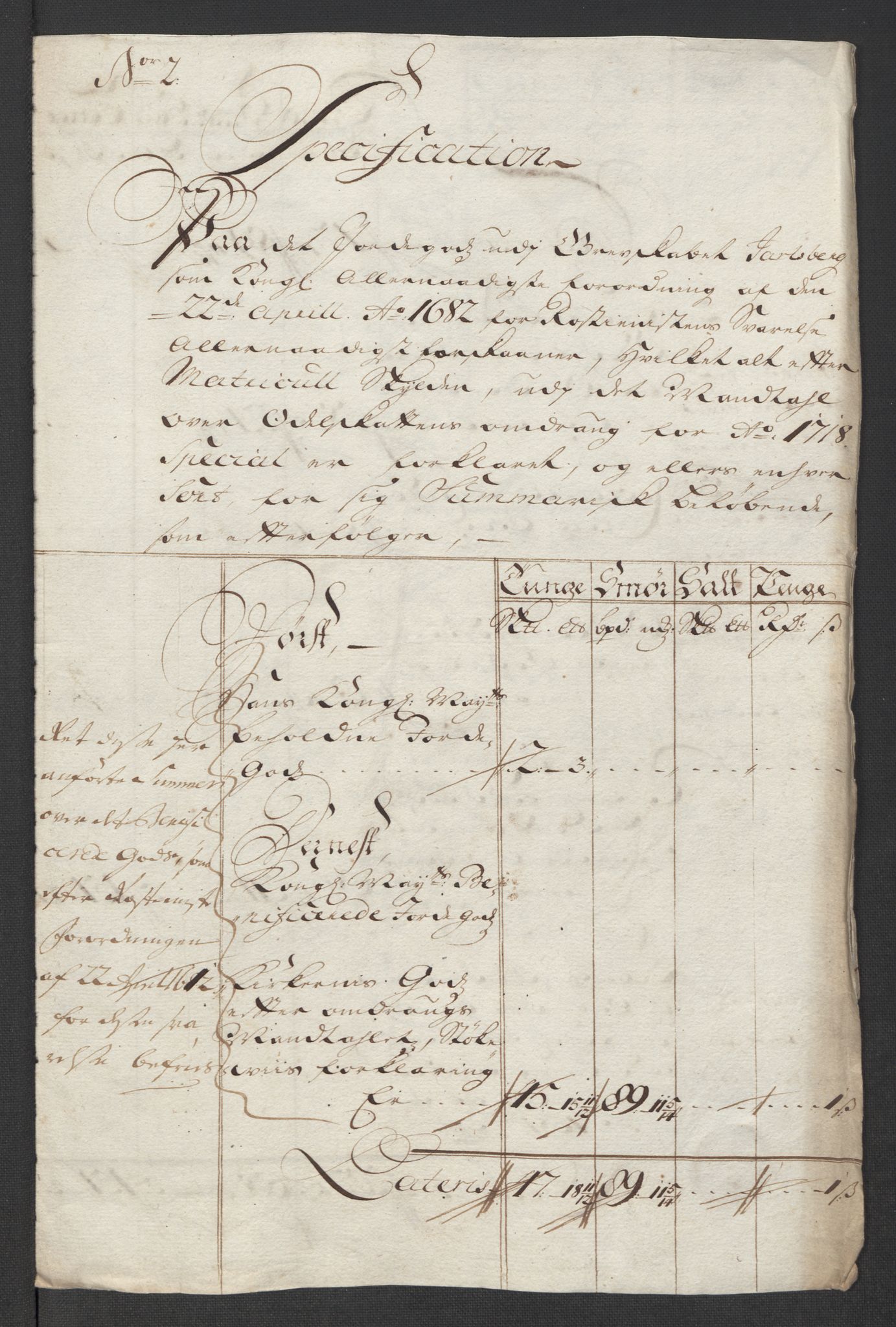 Rentekammeret inntil 1814, Reviderte regnskaper, Fogderegnskap, AV/RA-EA-4092/R32/L1882: Fogderegnskap Jarlsberg grevskap, 1718, p. 136