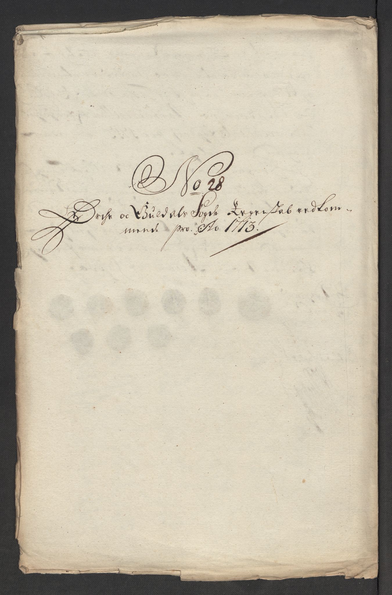 Rentekammeret inntil 1814, Reviderte regnskaper, Fogderegnskap, AV/RA-EA-4092/R60/L3964: Fogderegnskap Orkdal og Gauldal, 1713, p. 238