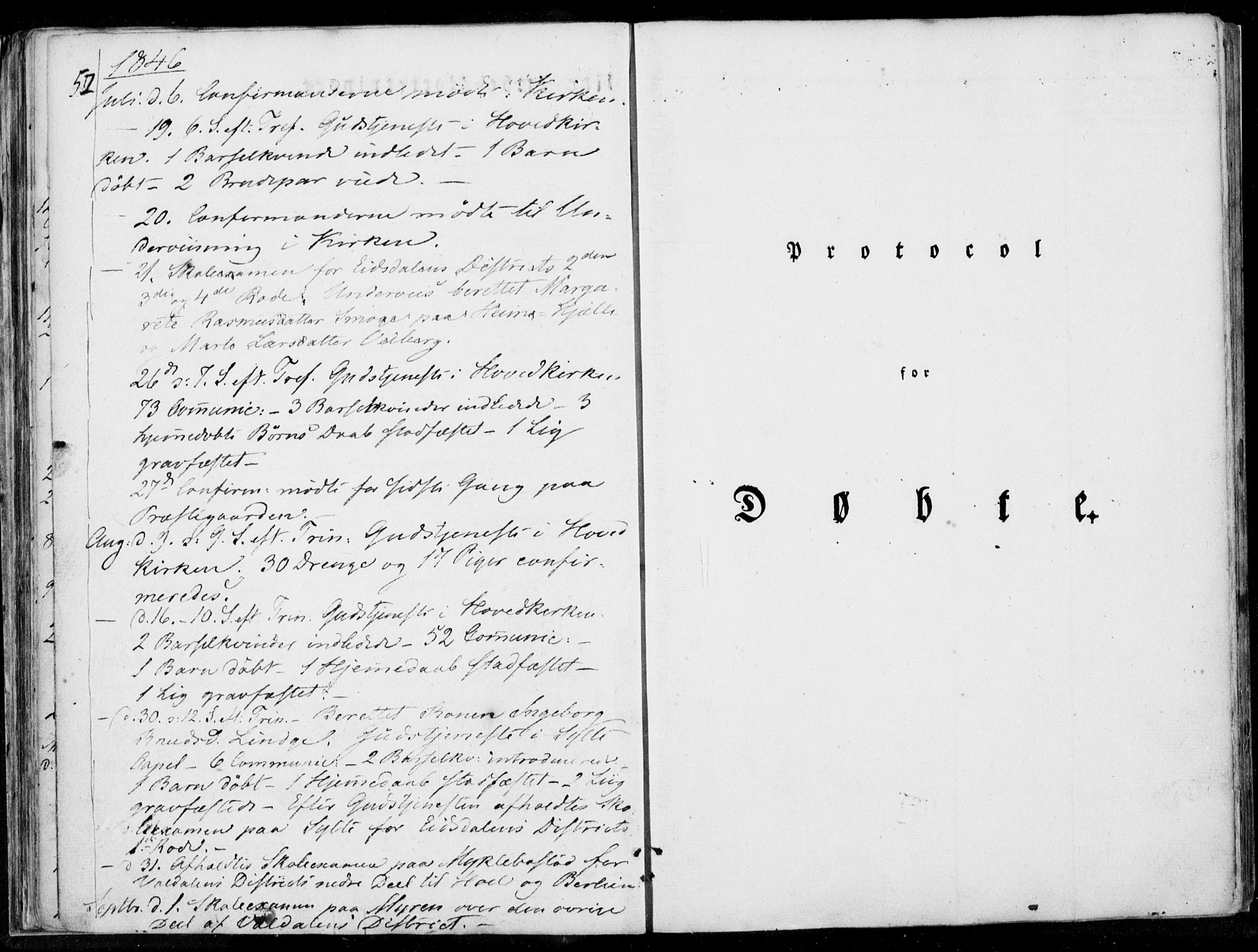 Ministerialprotokoller, klokkerbøker og fødselsregistre - Møre og Romsdal, SAT/A-1454/519/L0247: Parish register (official) no. 519A06, 1827-1846, p. 52