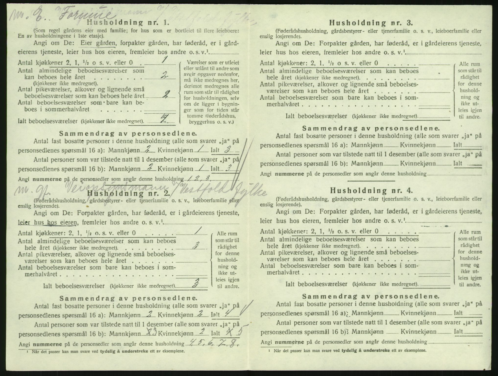 SAKO, 1920 census for Hedrum, 1920, p. 588